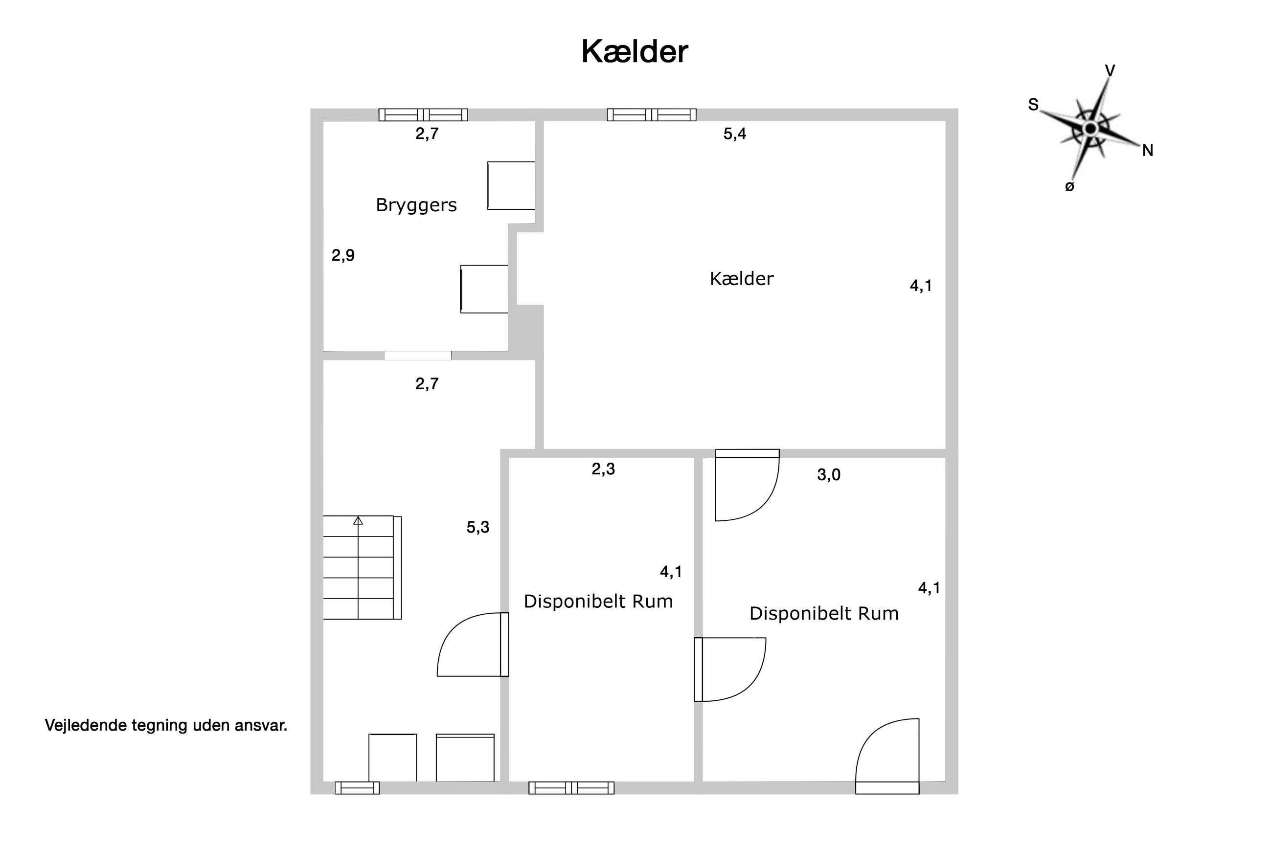 N. Jespersens Vej 7, Frederiksberg - Plantegning