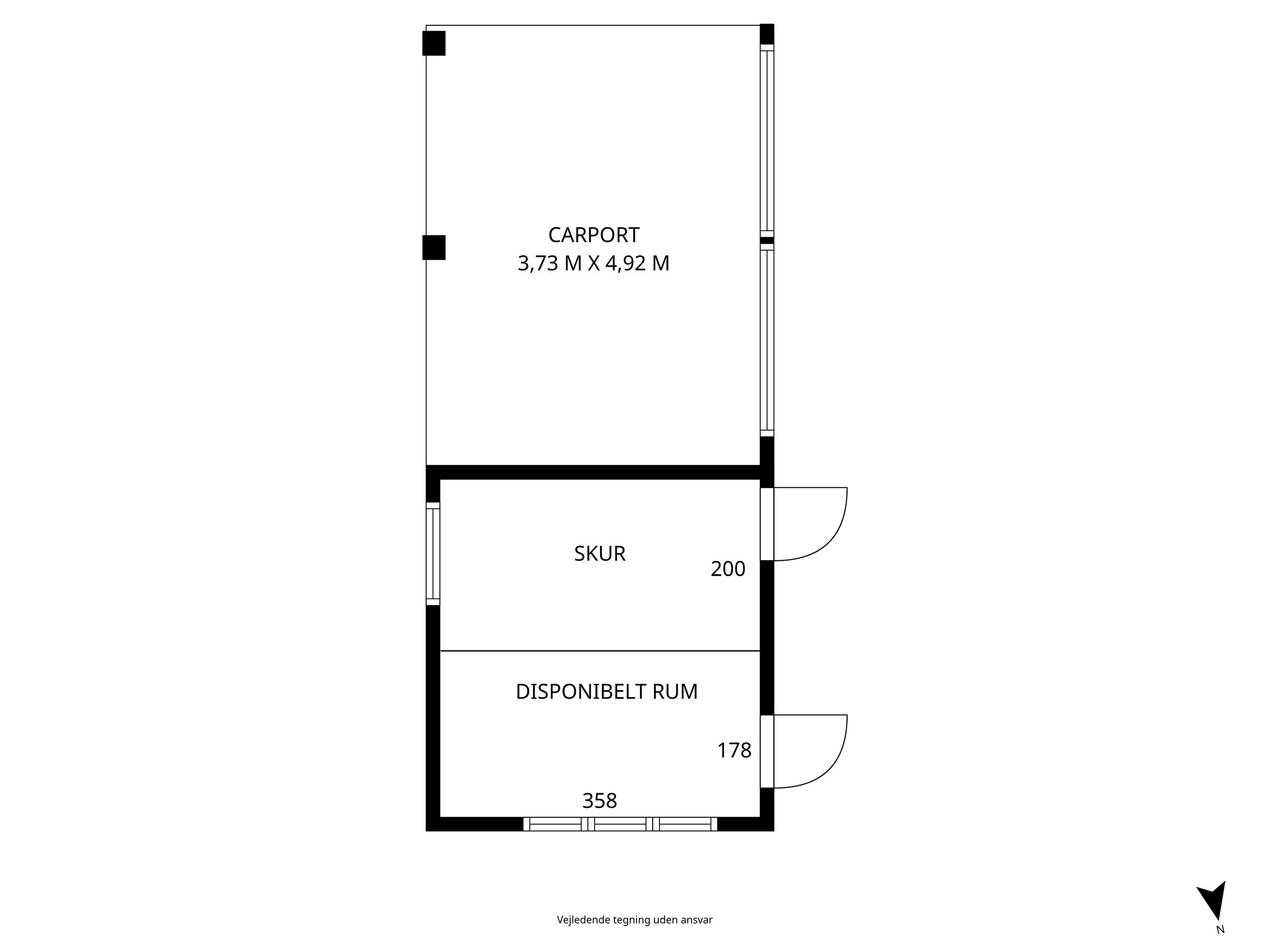 Argusvej 9, Udsholt, Græsted - Plantegning