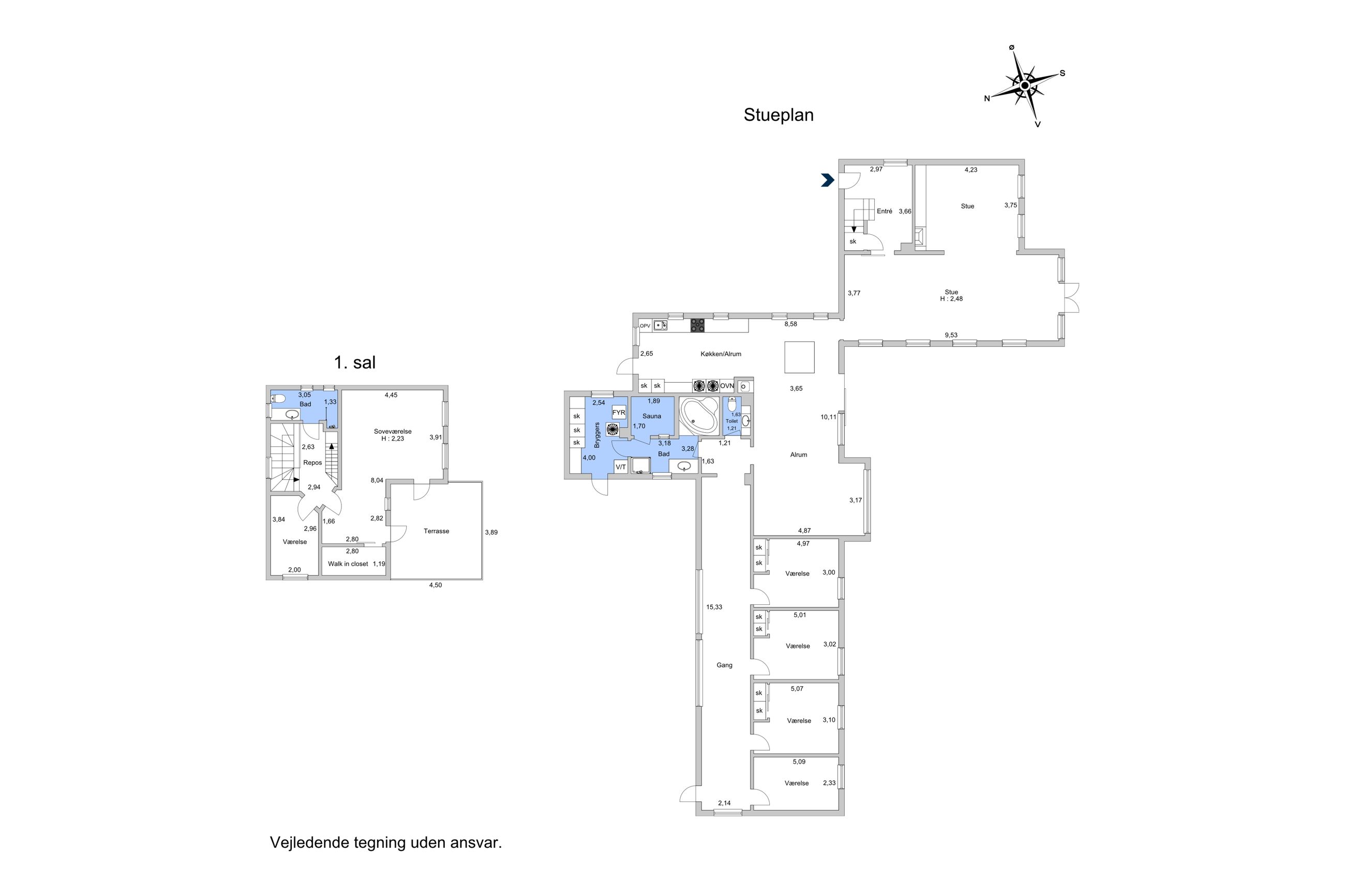 Drejerskovvej 29, Vordingborg - Plantegning