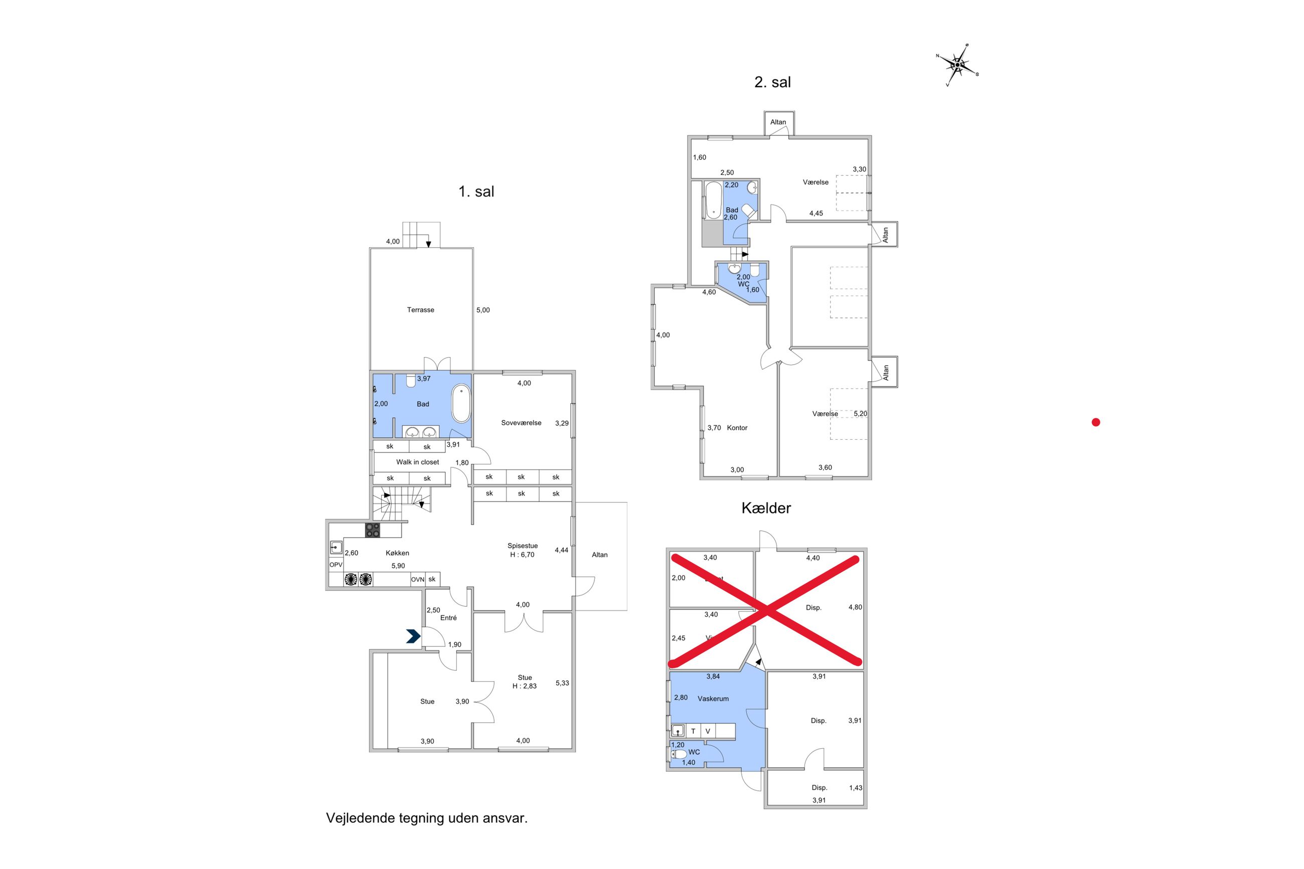 Femte Juni Plads 12, 1, Frederiksberg - Plantegning