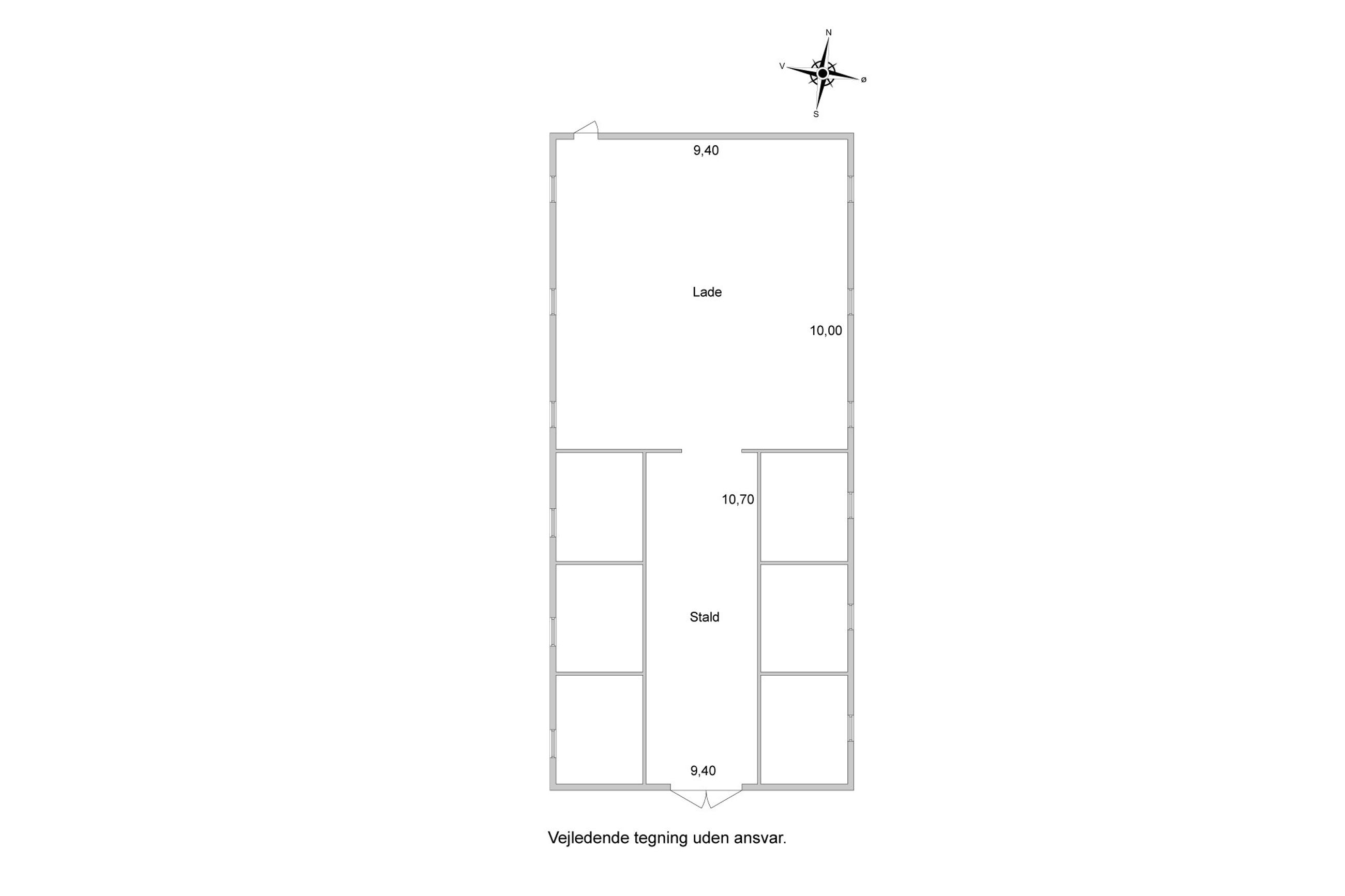 Lindebjergvej 4, Skævinge - Plantegning