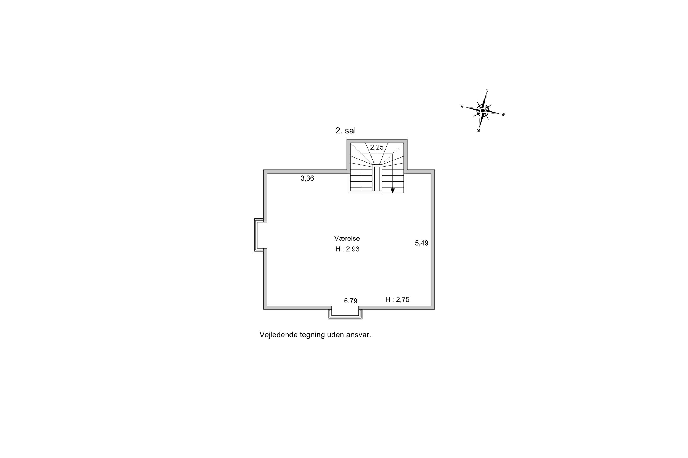 Margrethevej 8, Holte - Plantegning
