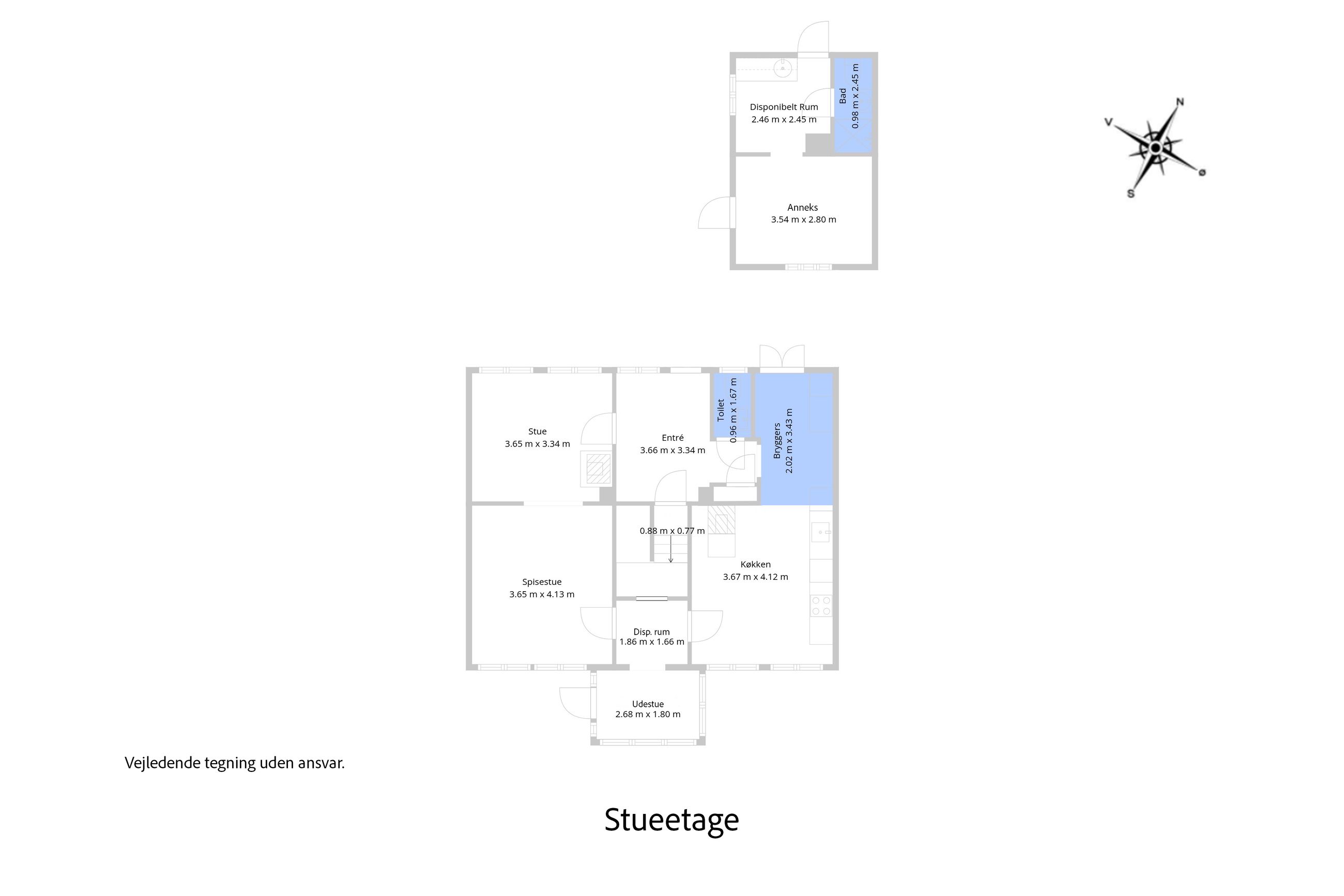 Strandvejen 178, Snekkersten - Plantegning
