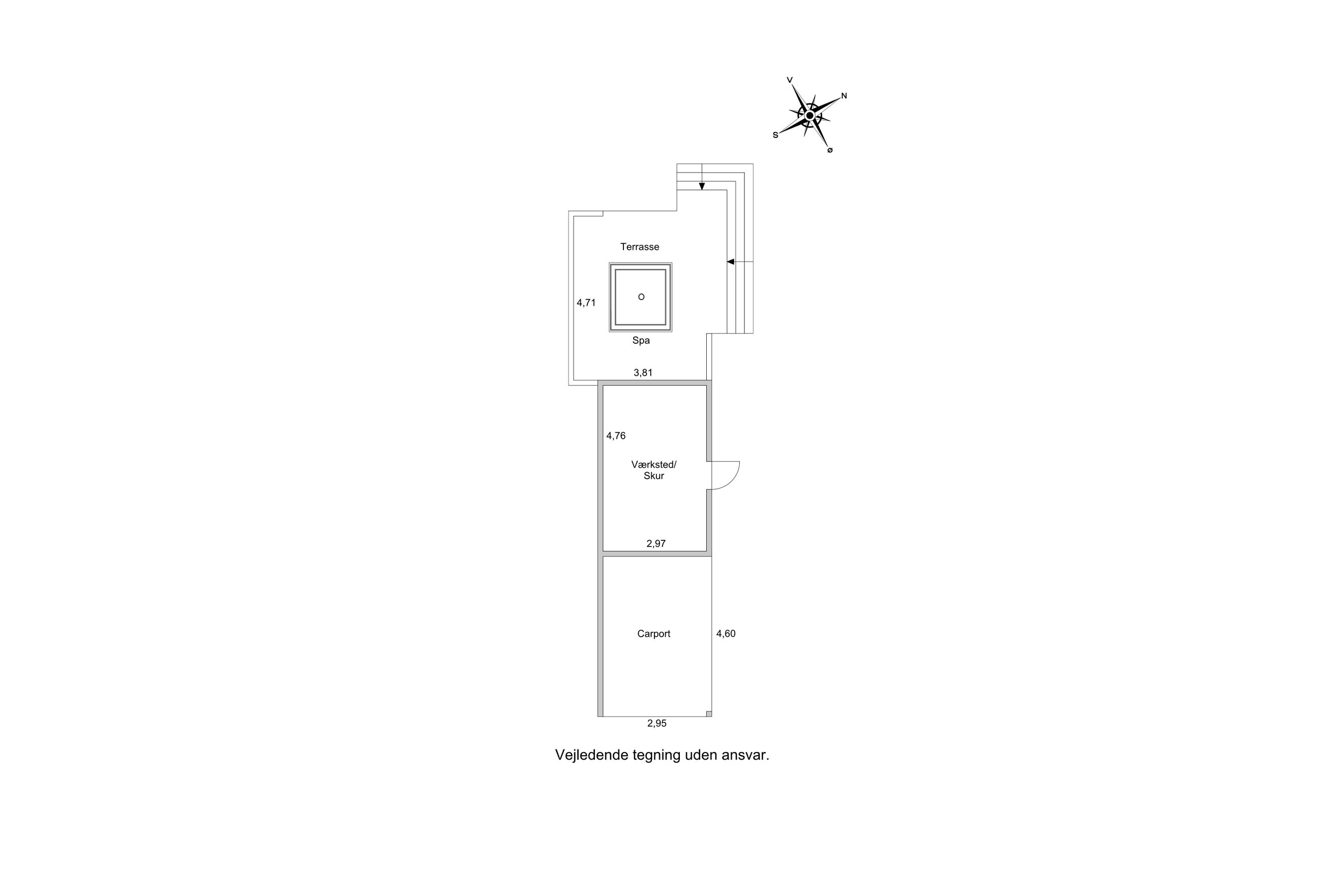 Ternevej 1, Nivå - Plantegning