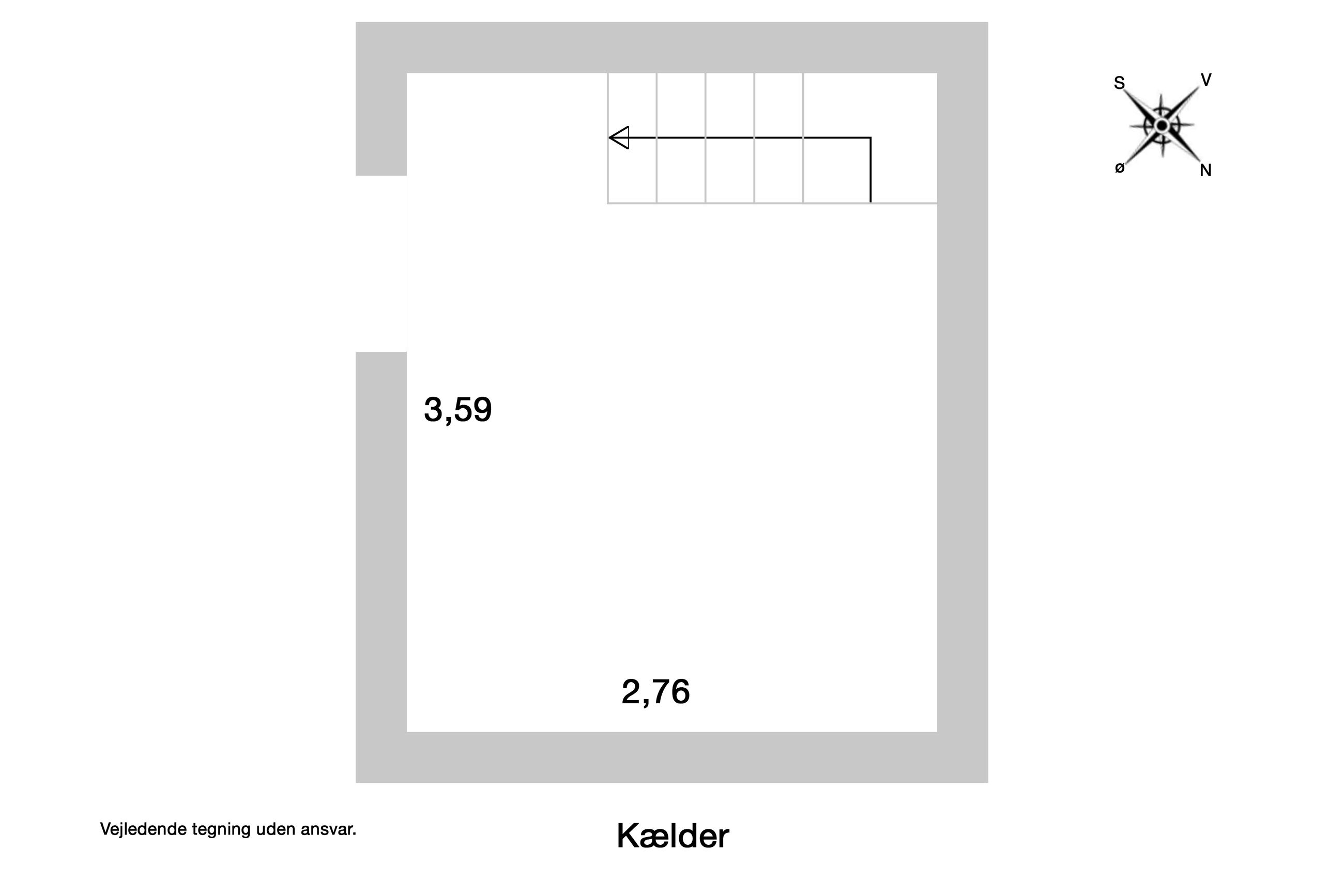 Store Orebjergvej 42, Rågeleje, Vejby - Plantegning