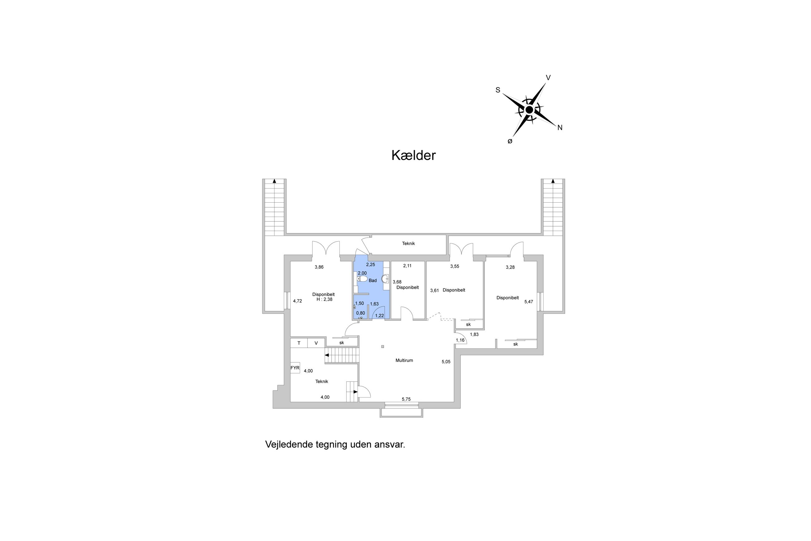 Højagervej 19, Skodsborg - Plantegning