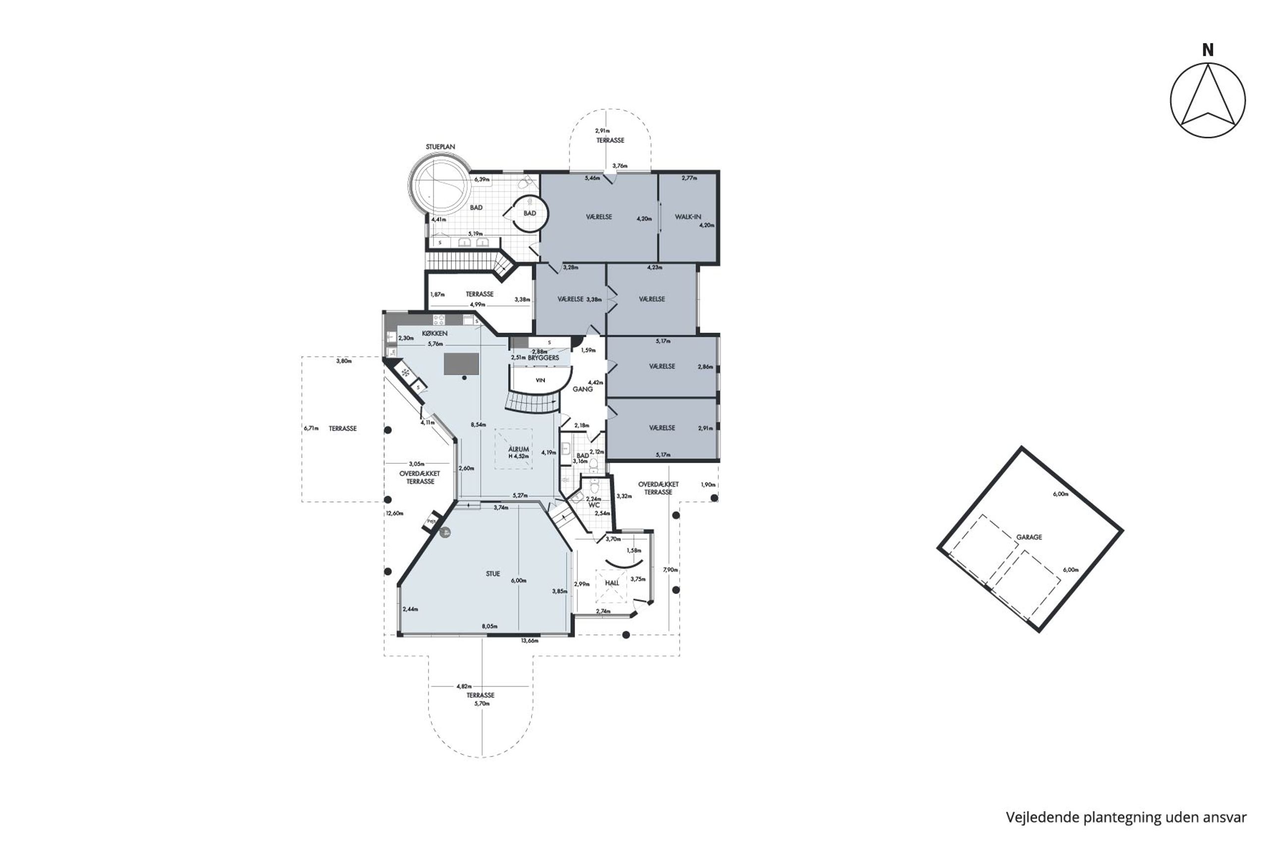 Sofievej 3, Vedbæk - Plantegning