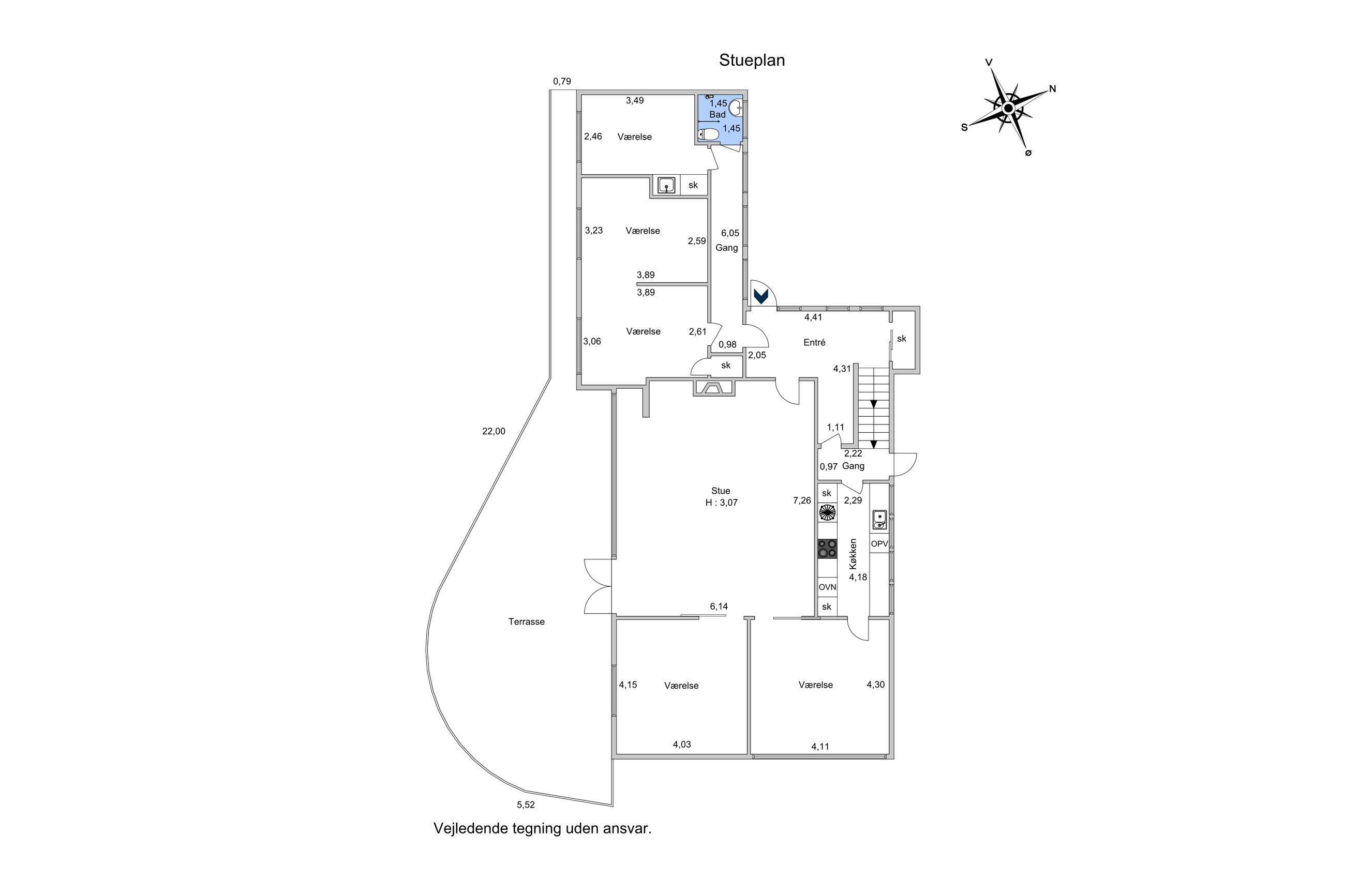 I.H.Mundts Vej 22, Virum - Plantegning