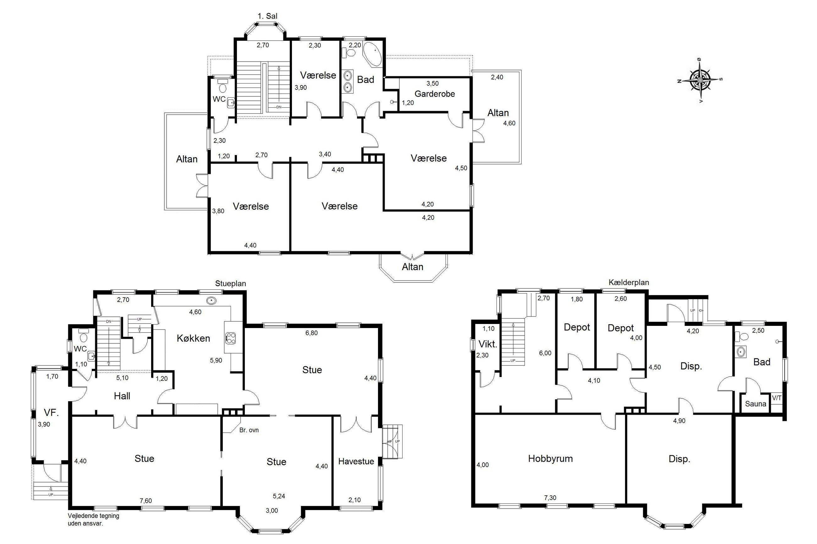 Strandvejen 142B, Charlottenlund - Plantegning