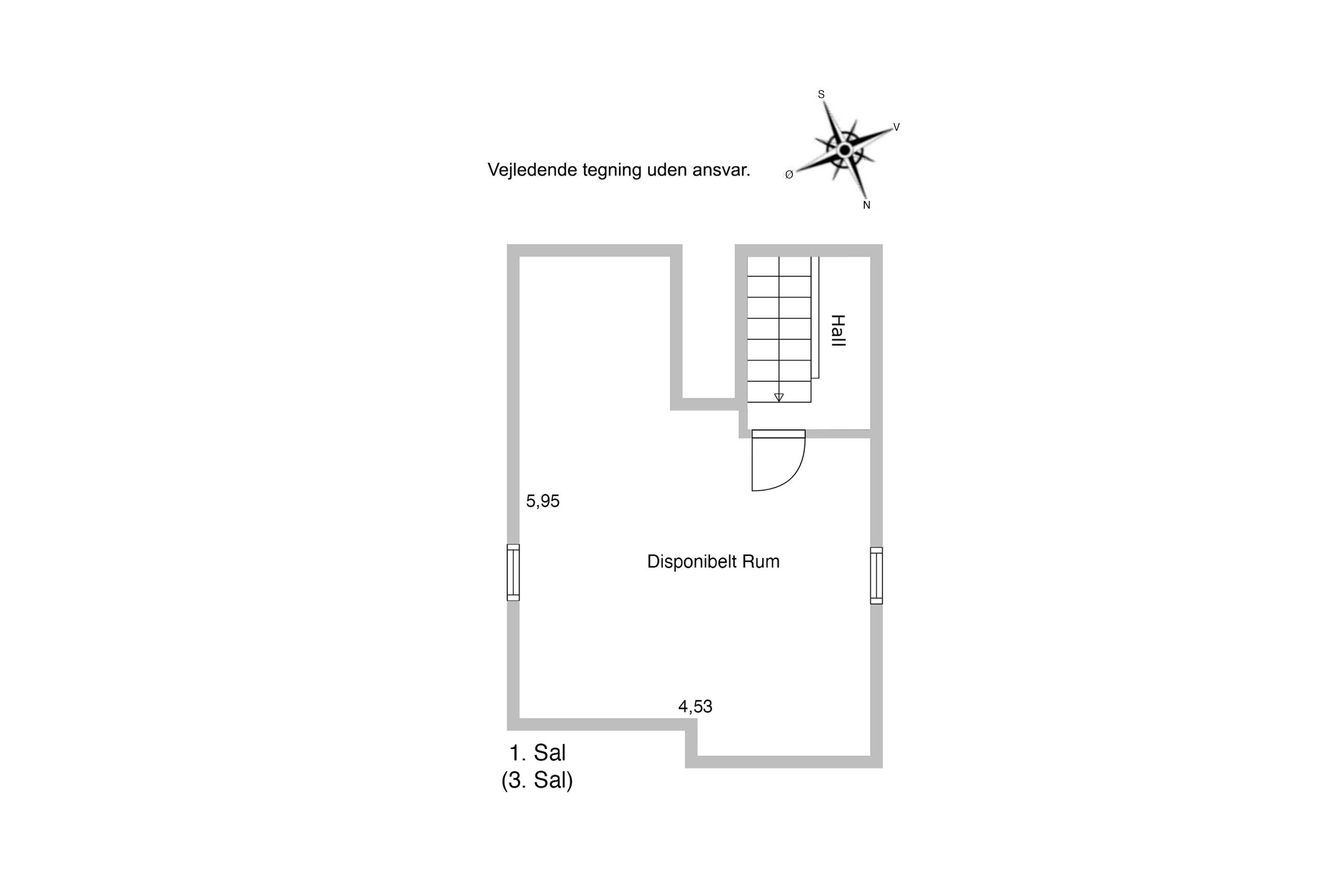 Segelckesvej 4, 2, Frederiksberg - Plantegning