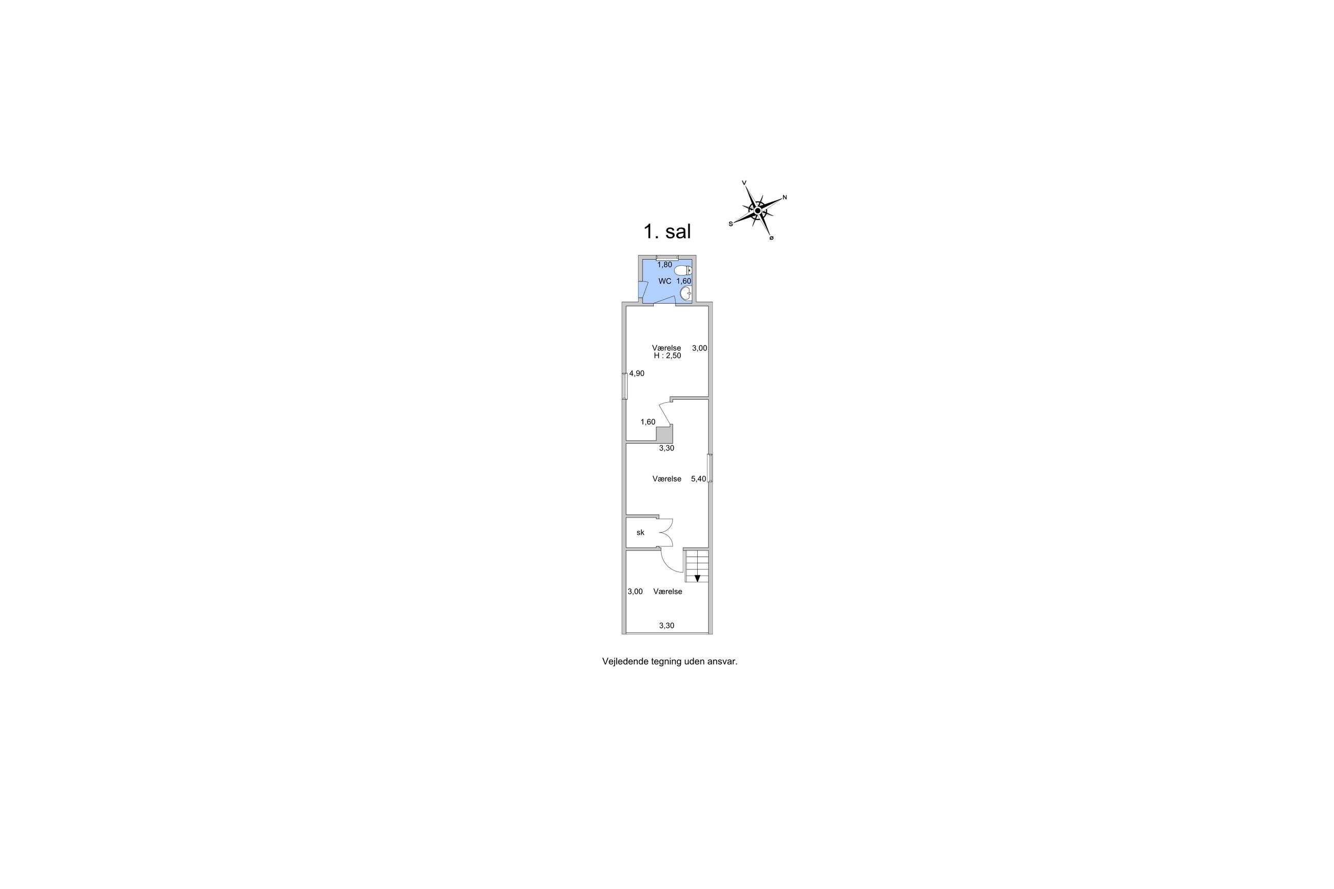 Egebjergvej 167, Annebjerg, Nykøbing Sj - Plantegning