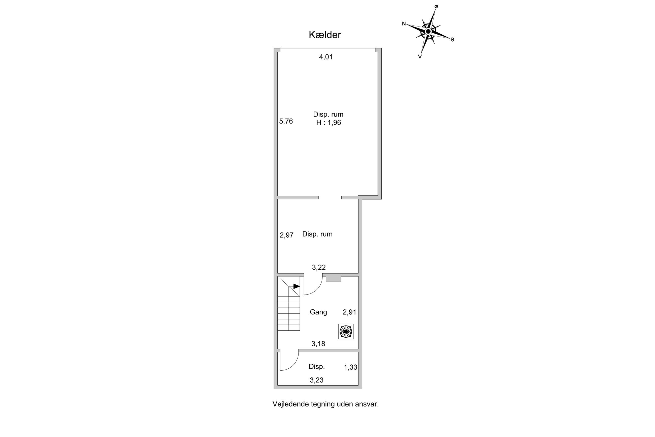 Borgevej 20A, Kongens Lyngby - Plantegning