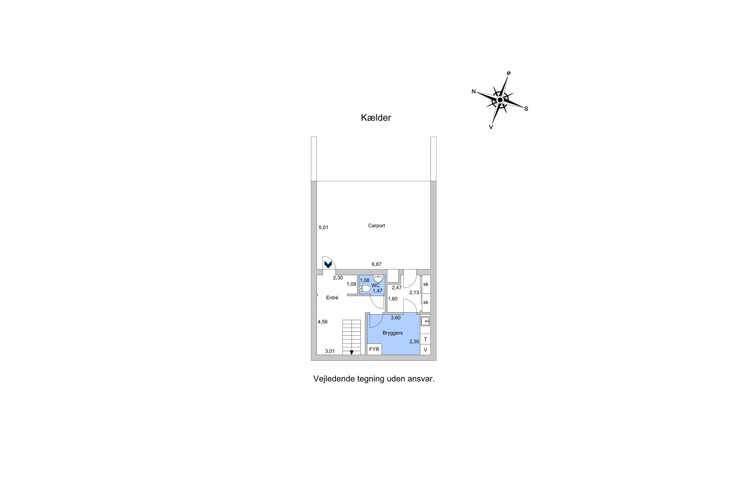 Sophienbergvej 59, Rungsted Kyst - Plantegning