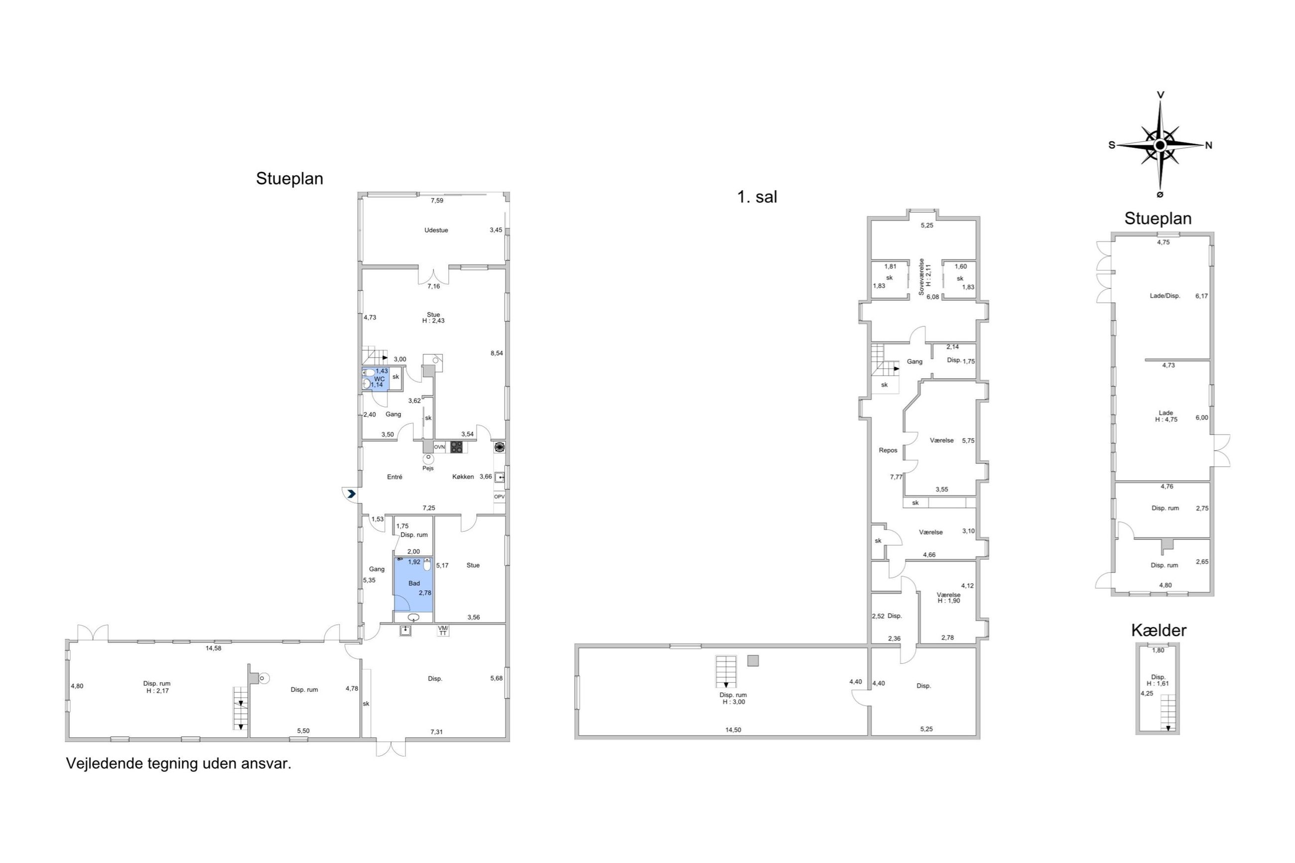 Dyssegårdsvej 14, Kelstrup, Slagelse - Plantegning