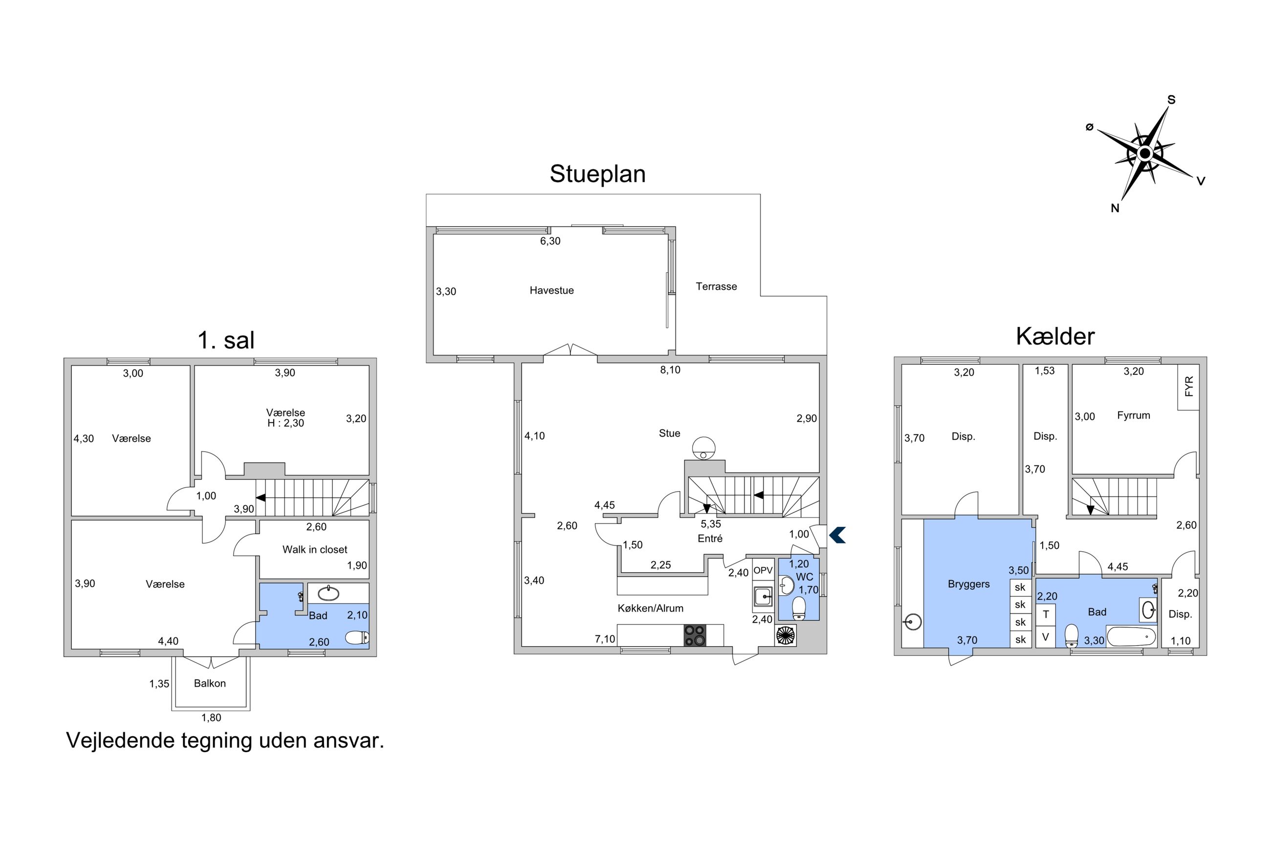 Kollemosevej 40B, Virum - Plantegning
