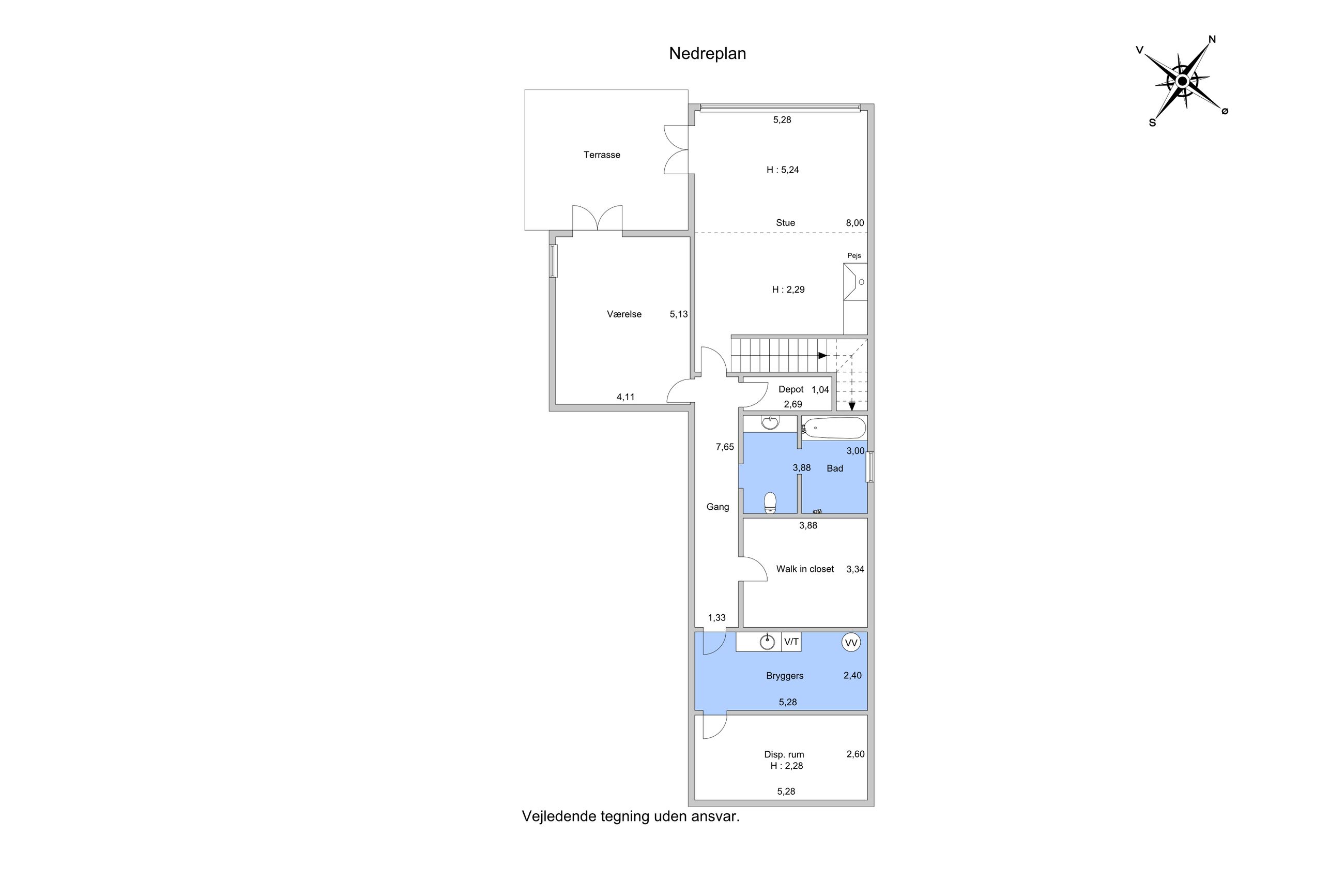 Carl Plougs Vej 63, Birkerød - Plantegning
