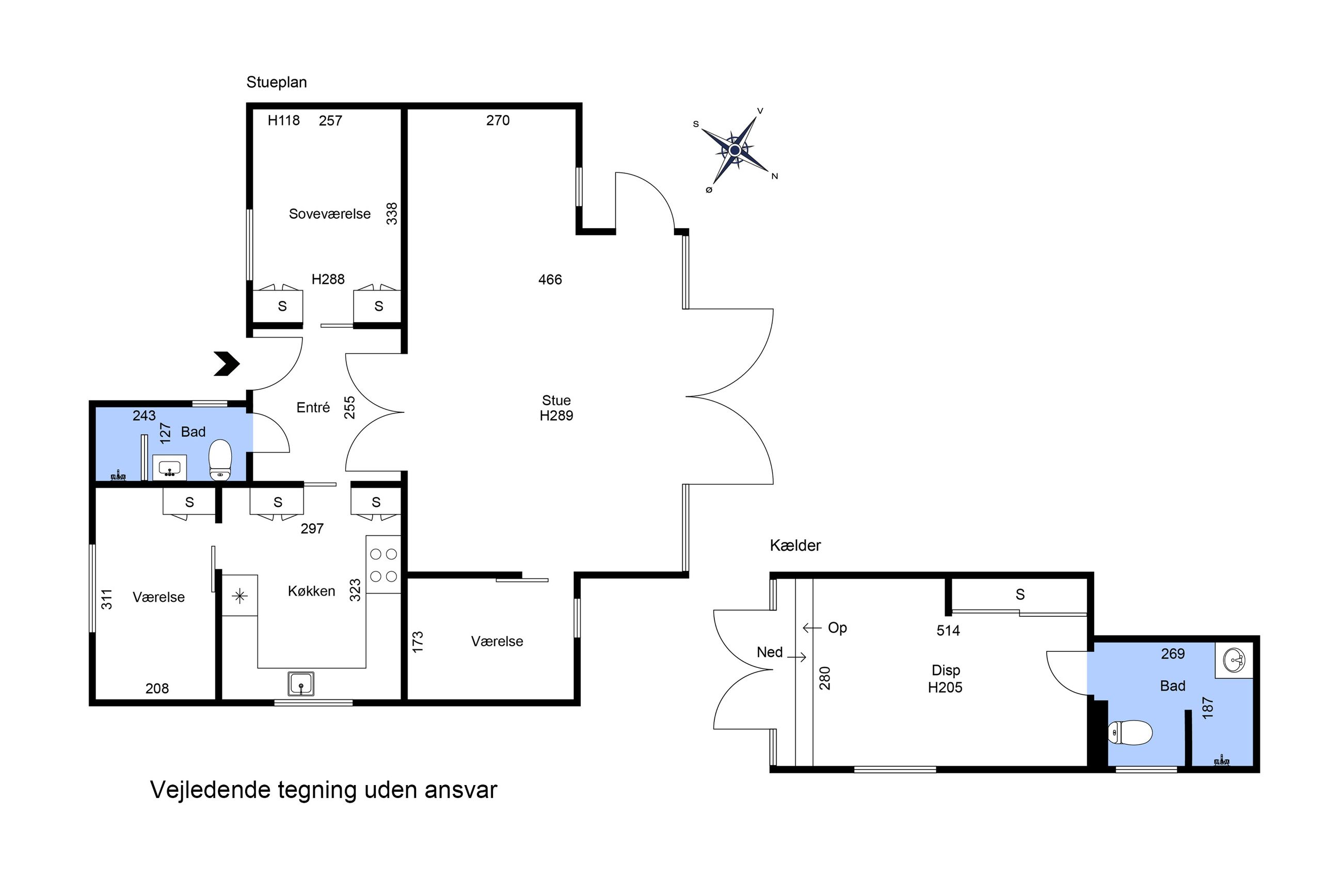 Vibelunden 48, Veddinge, Fårevejle - Plantegning