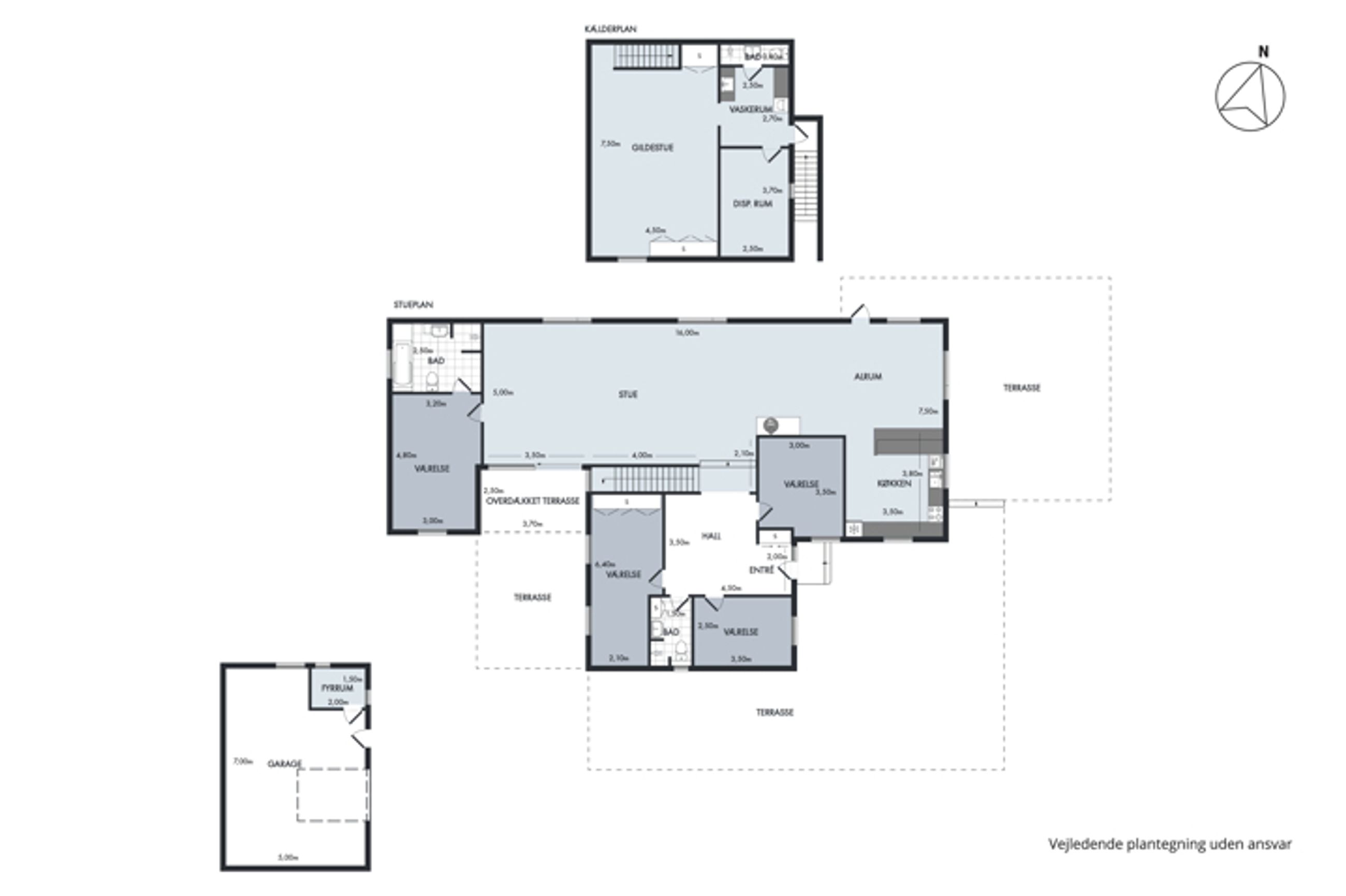 Hagenæsdal 9, Jyllinge - Plantegning