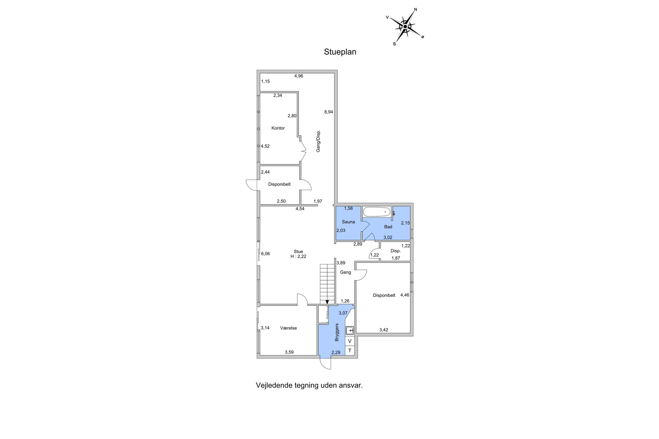 Virum Vandvej 48, Virum - Plantegning