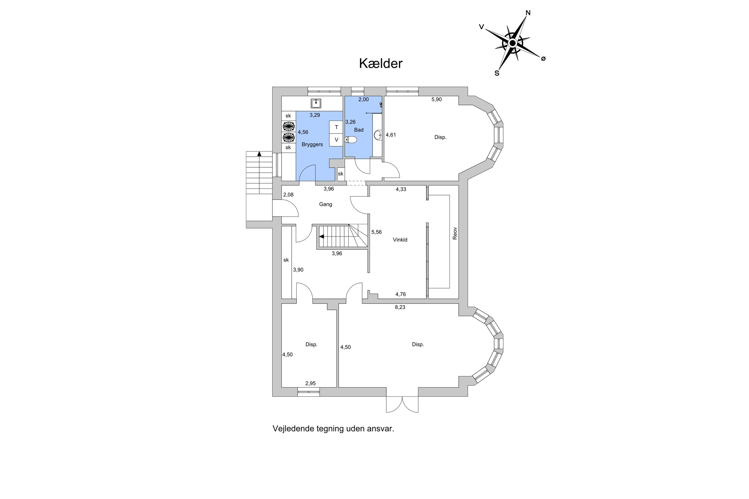 Skodsborg Strandvej 43, Skodsborg - Plantegning