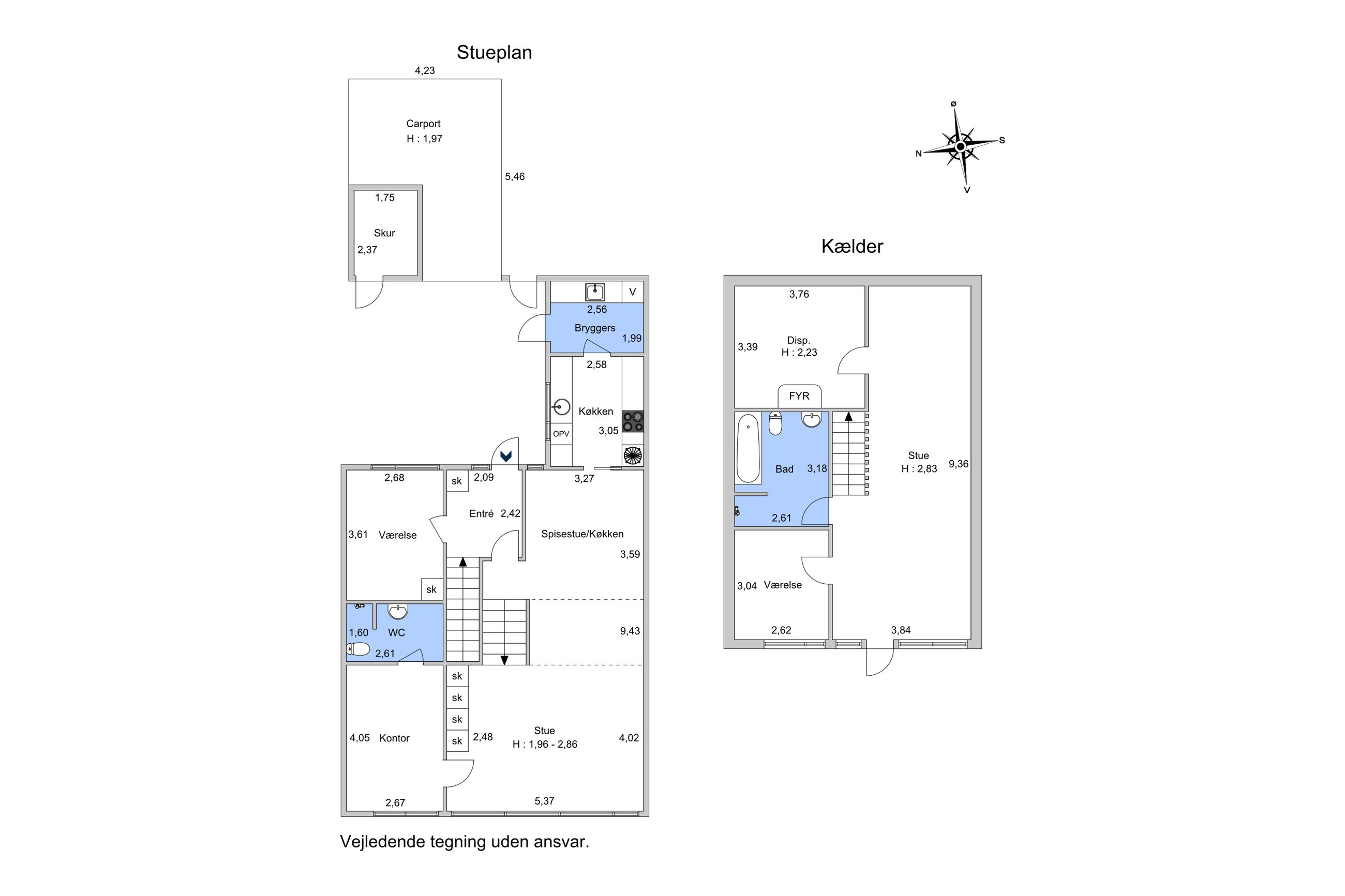 Carinaparken 3B, Birkerød - Plantegning