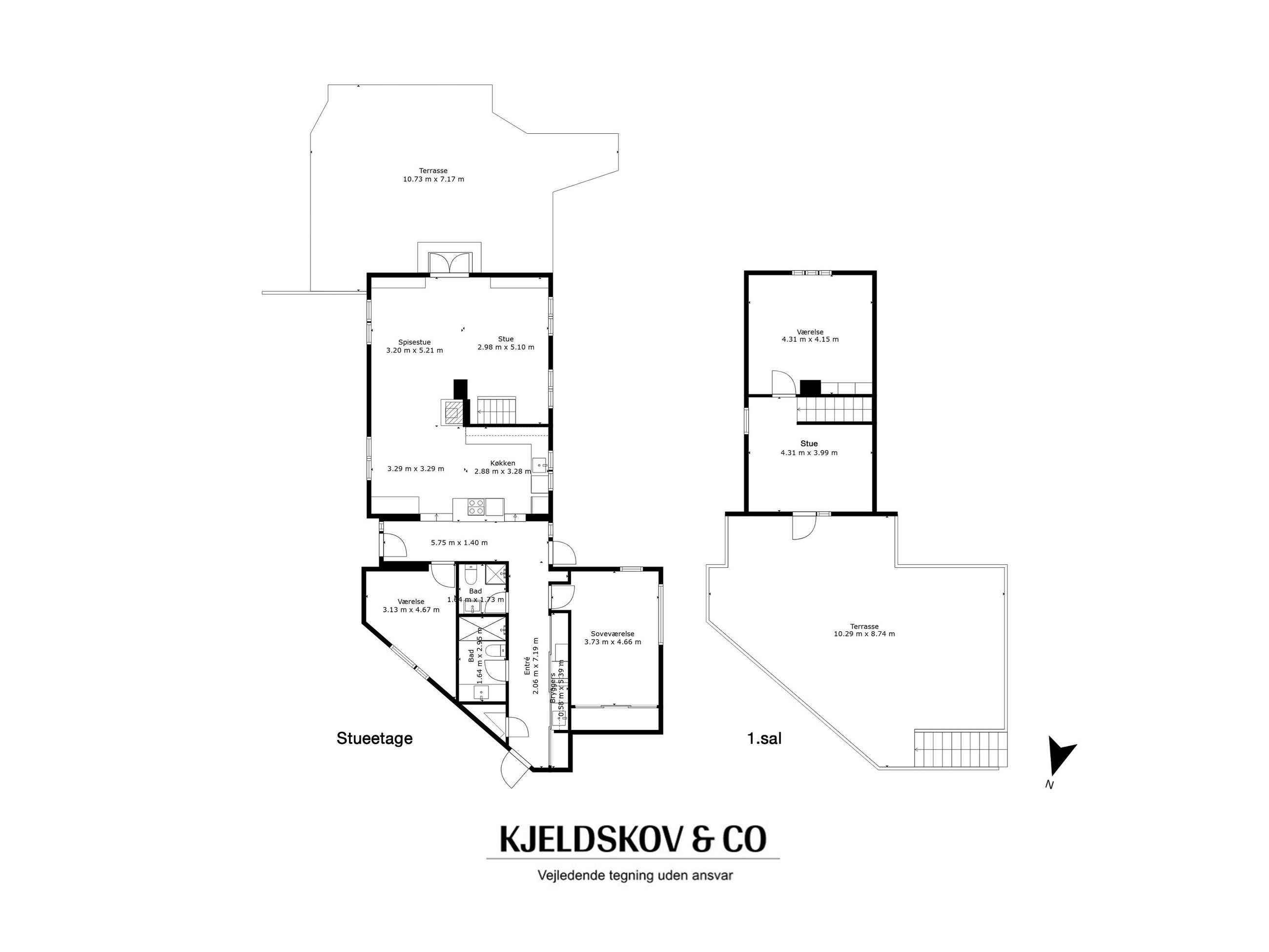 Birkevej 1, Strøby Egede, Køge - Plantegning