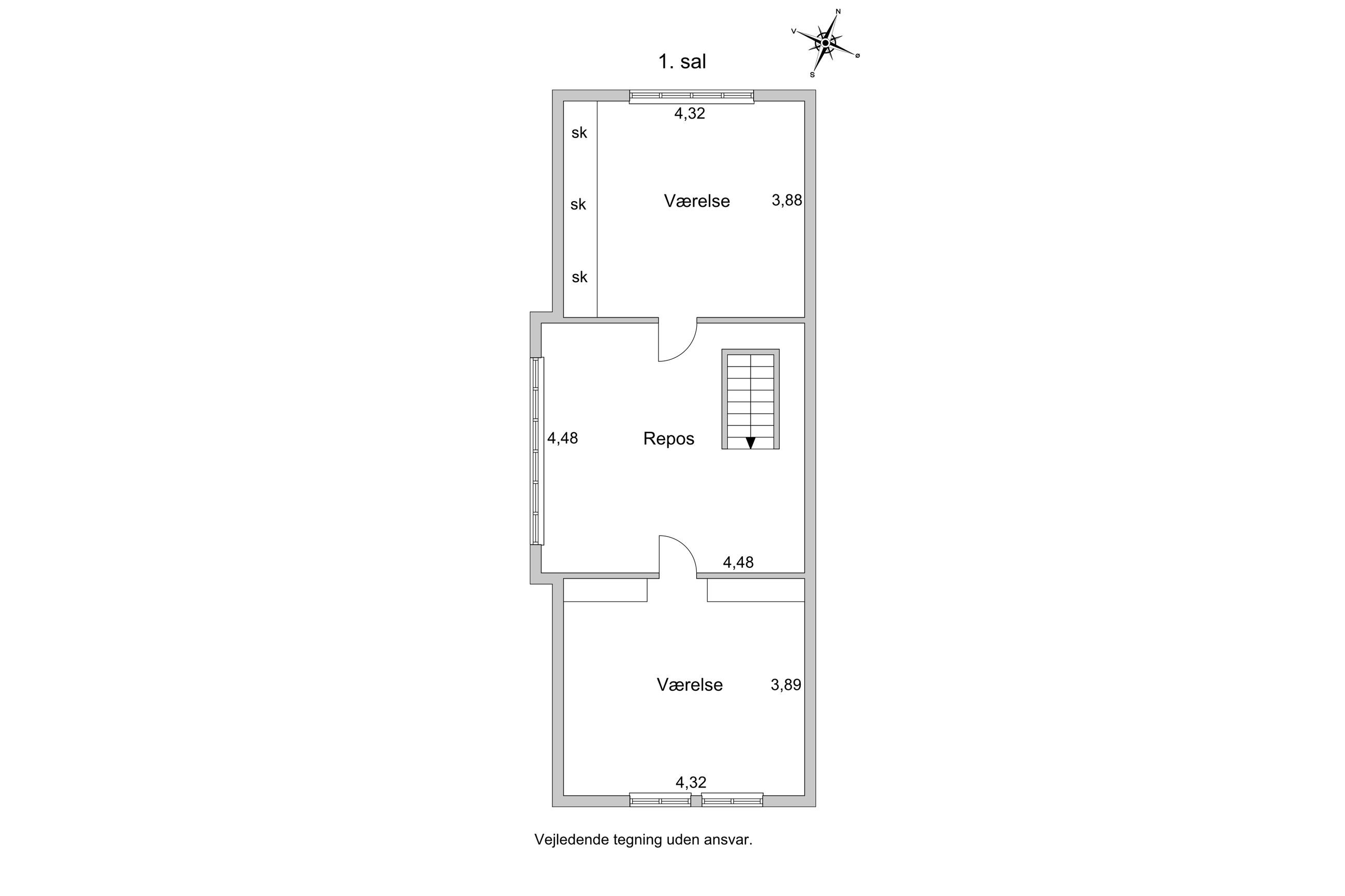 Råvænget 34, Bagsværd - Plantegning