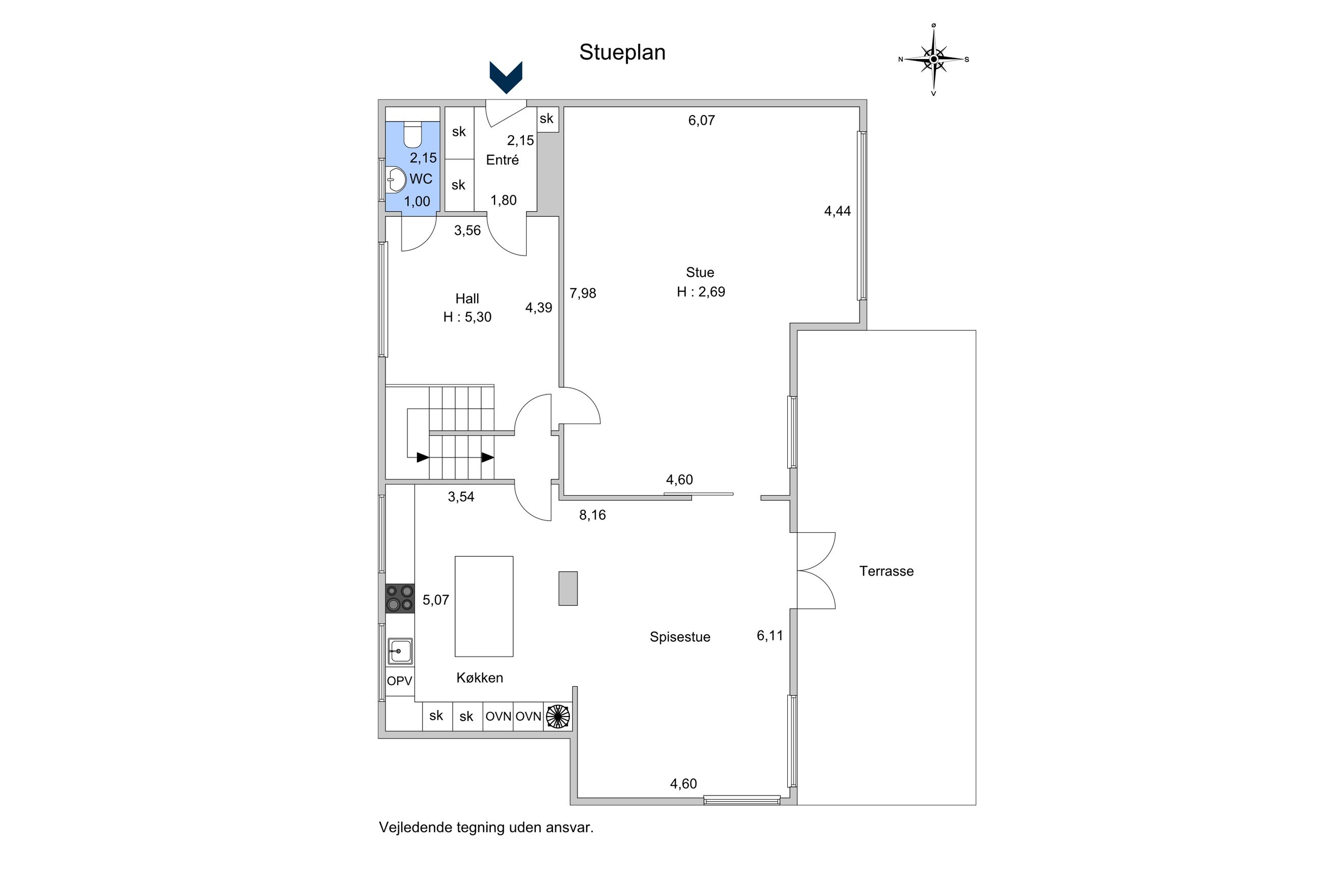 Troels-Lunds Vej 32, Frederiksberg - Plantegning