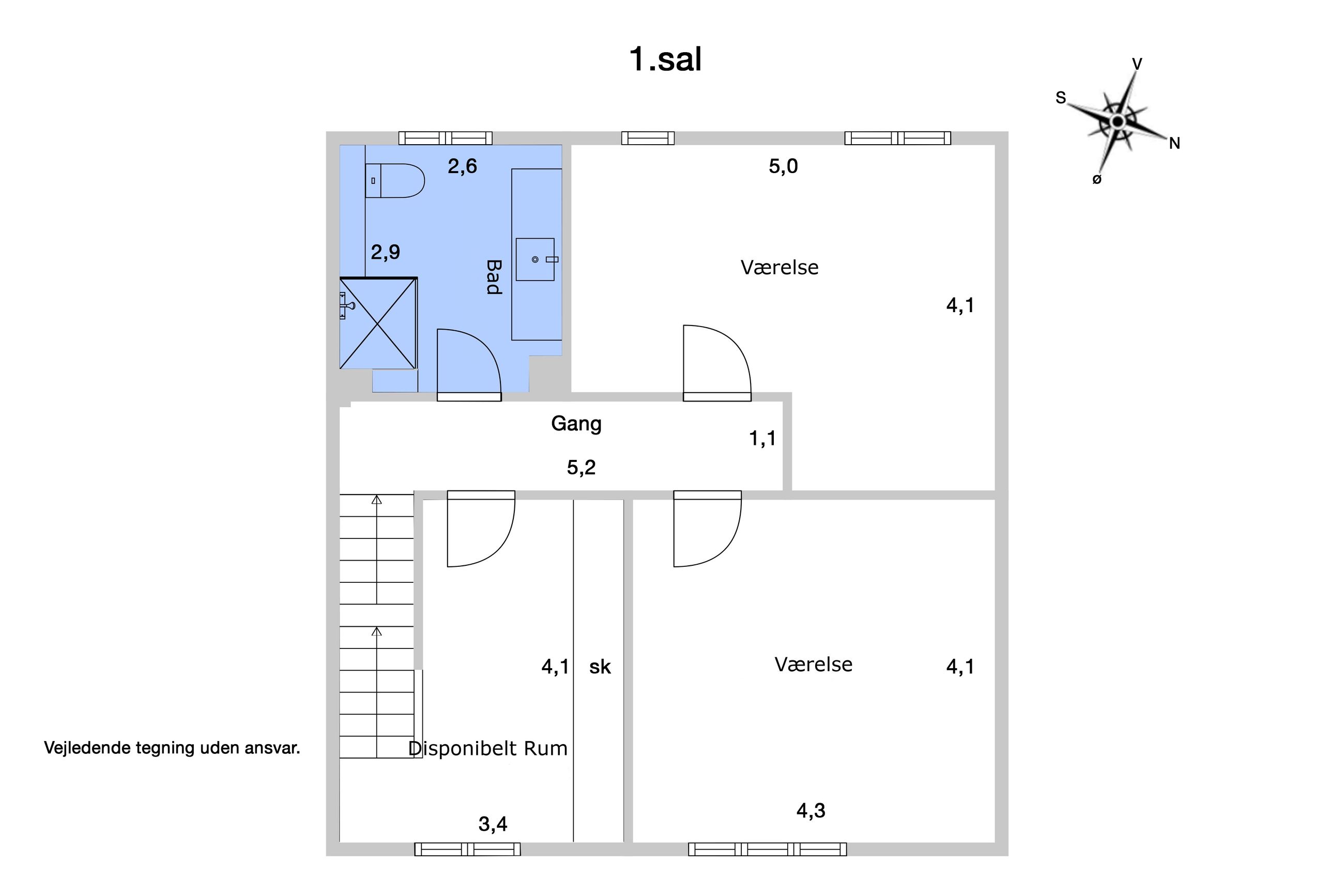 N. Jespersens Vej 7, Frederiksberg - Plantegning