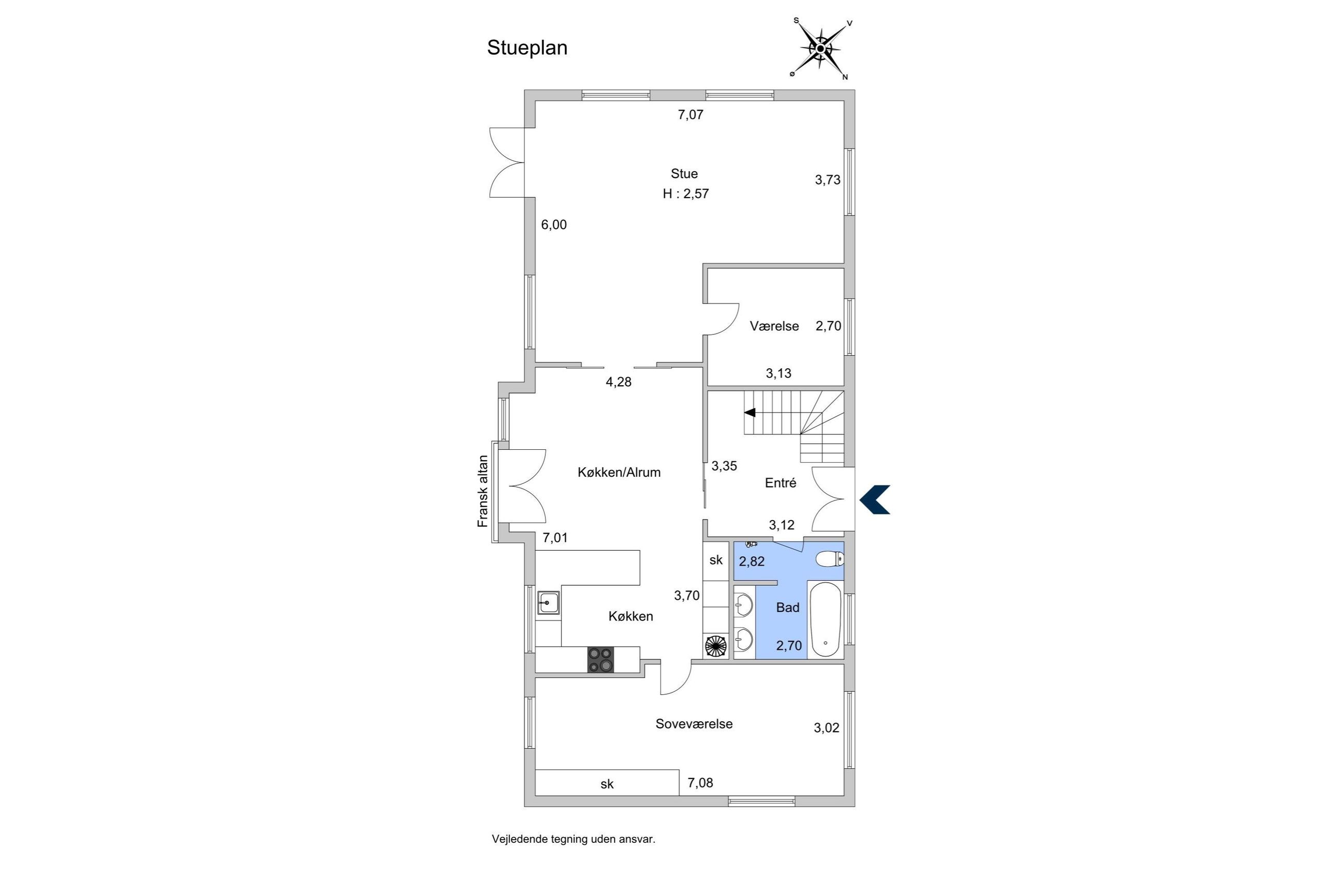 Bakkevej 2, Hareskov, Værløse - Plantegning