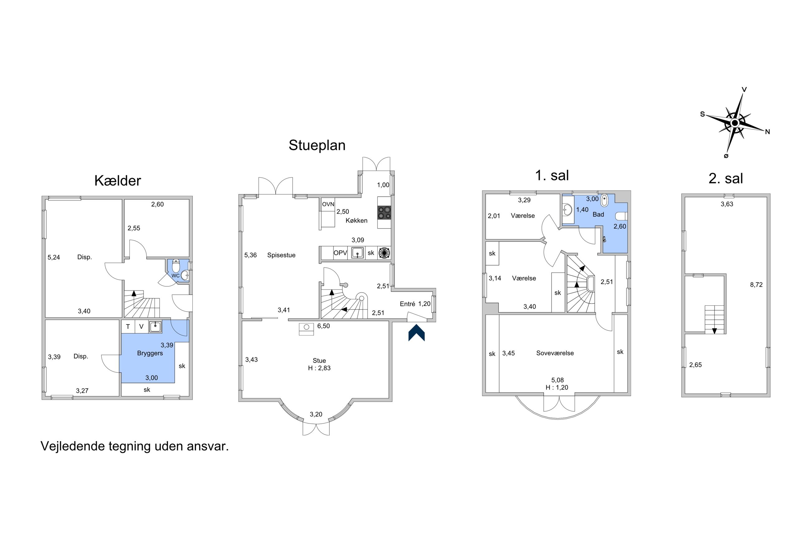 Lobeliavej 22, København S - Plantegning