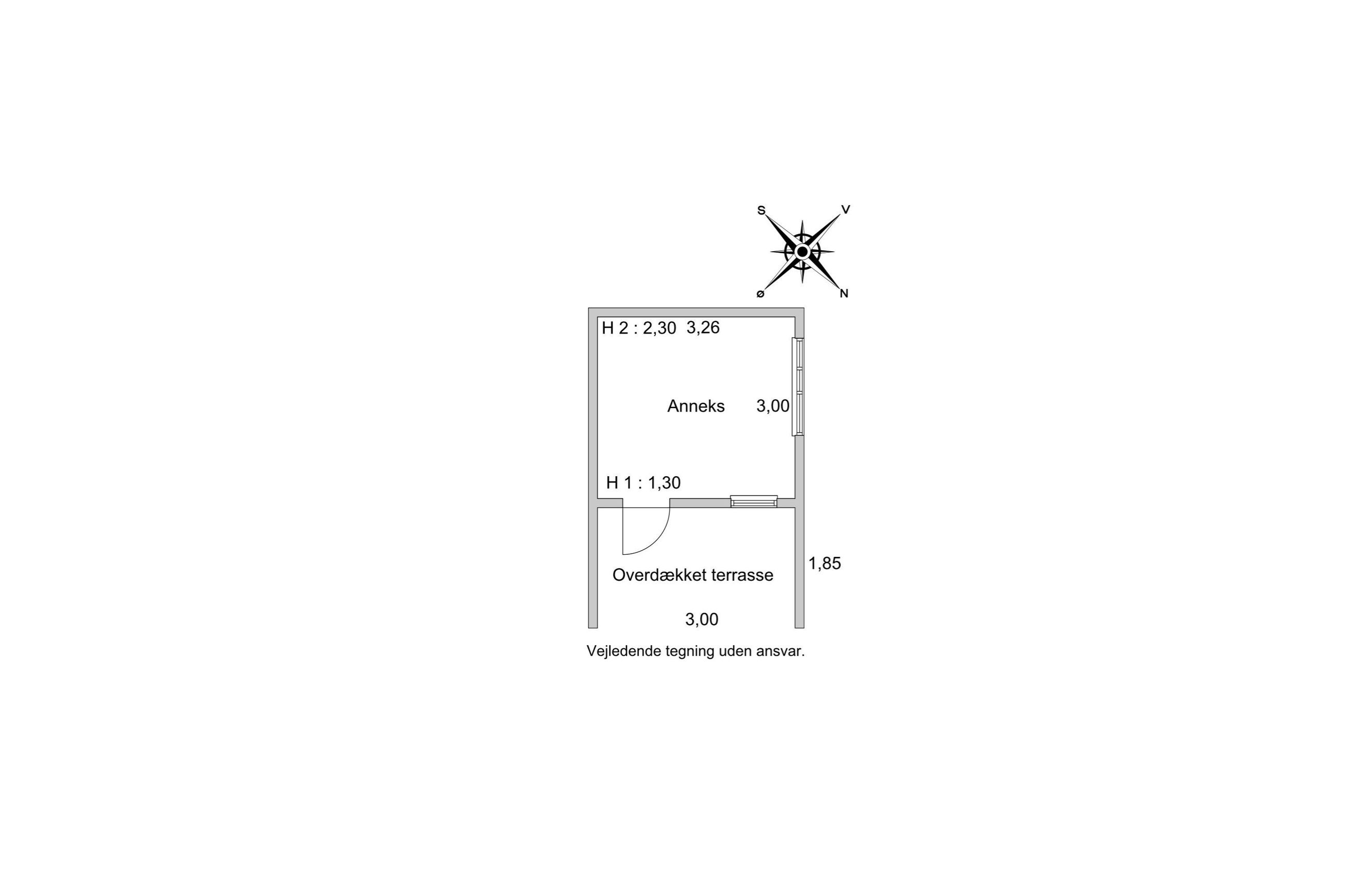 Skovåsen 23, Rødkilde, Gilleleje - Plantegning