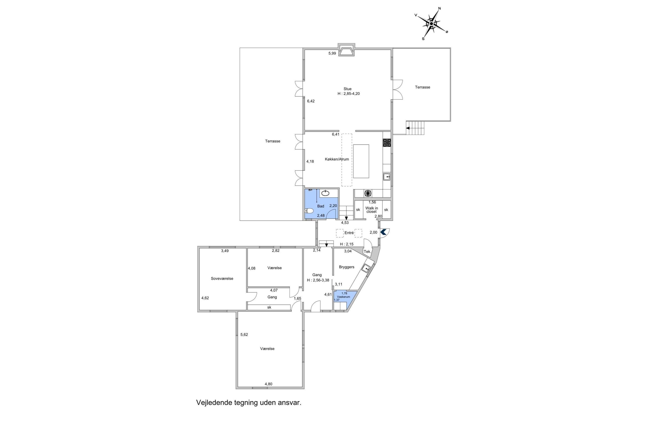 Brovænget 43, Virum - Plantegning