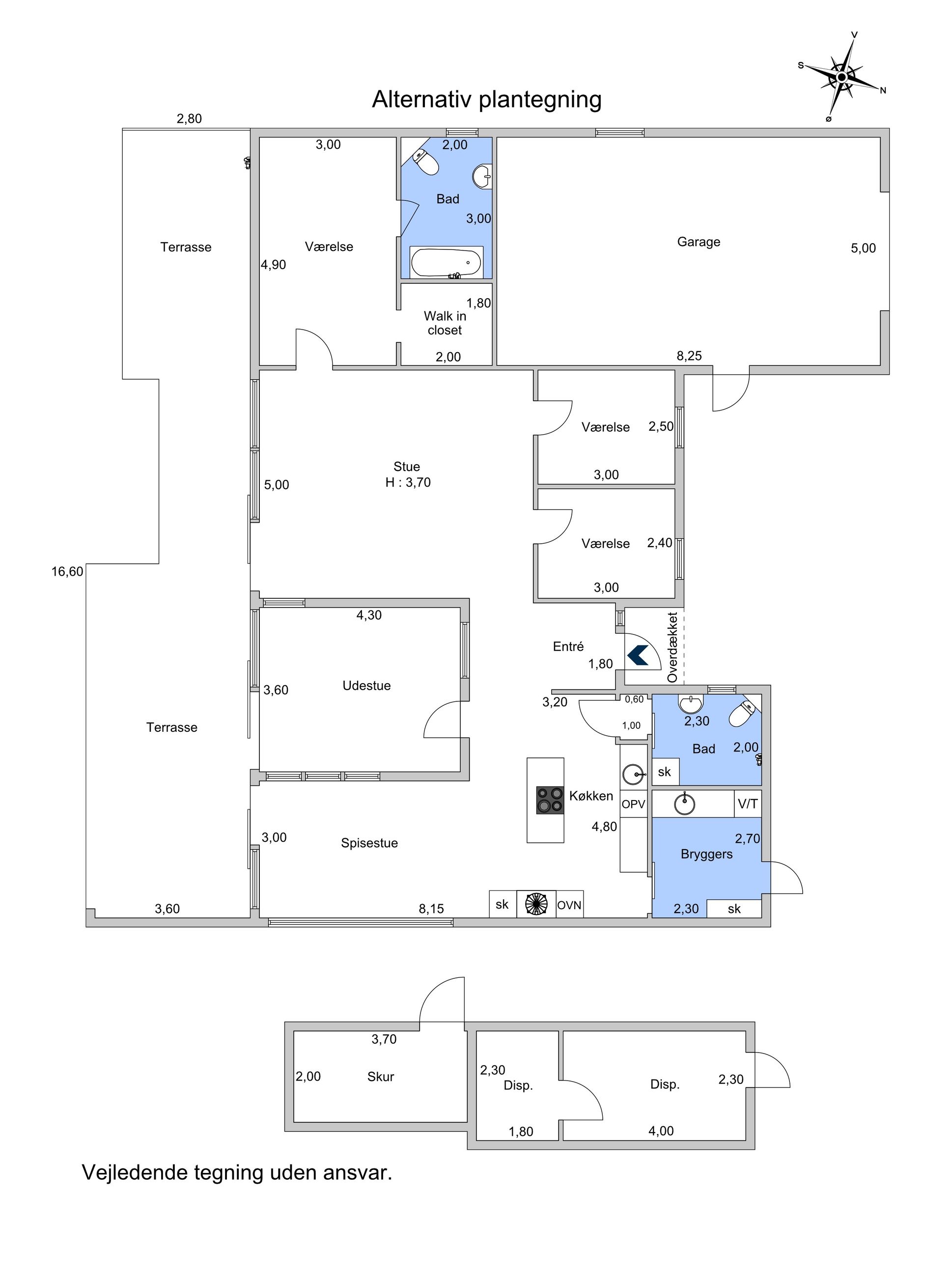 Damgårdsvej 62, Markeslev, Holbæk - Plantegning