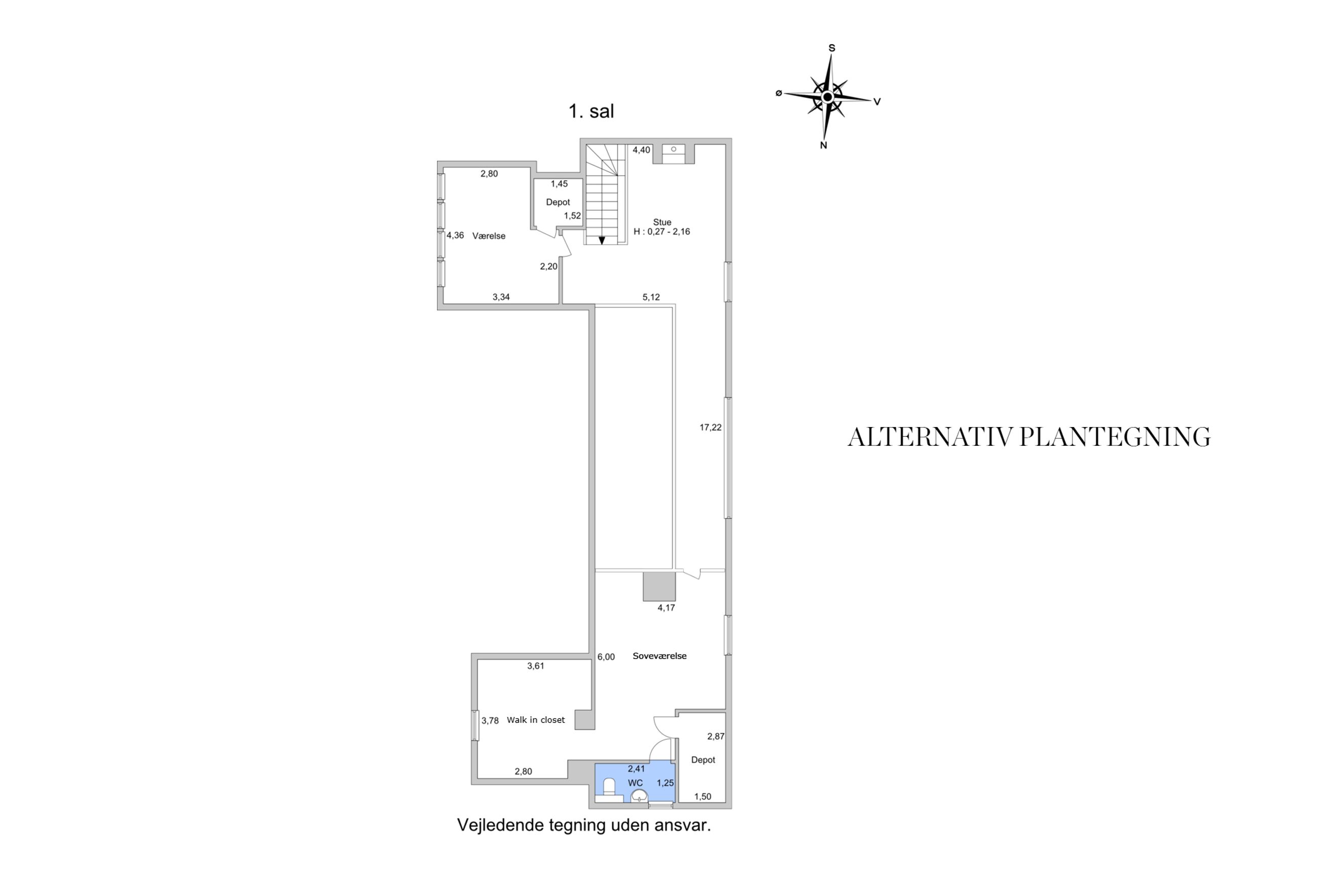 Assensvej 518, Faldsled, Millinge - Plantegning