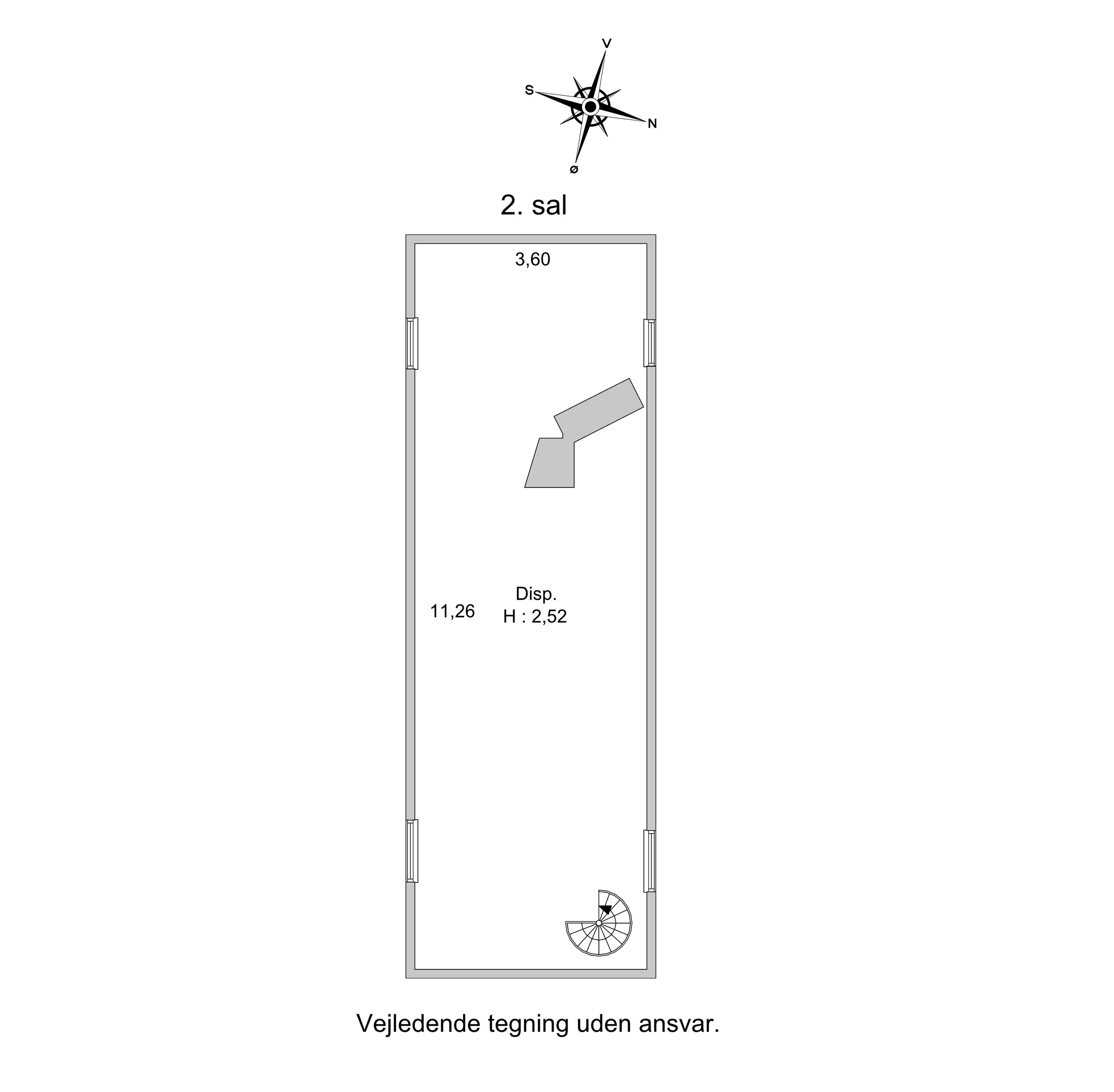 Skovbogårds Allé 6, Valby - Plantegning