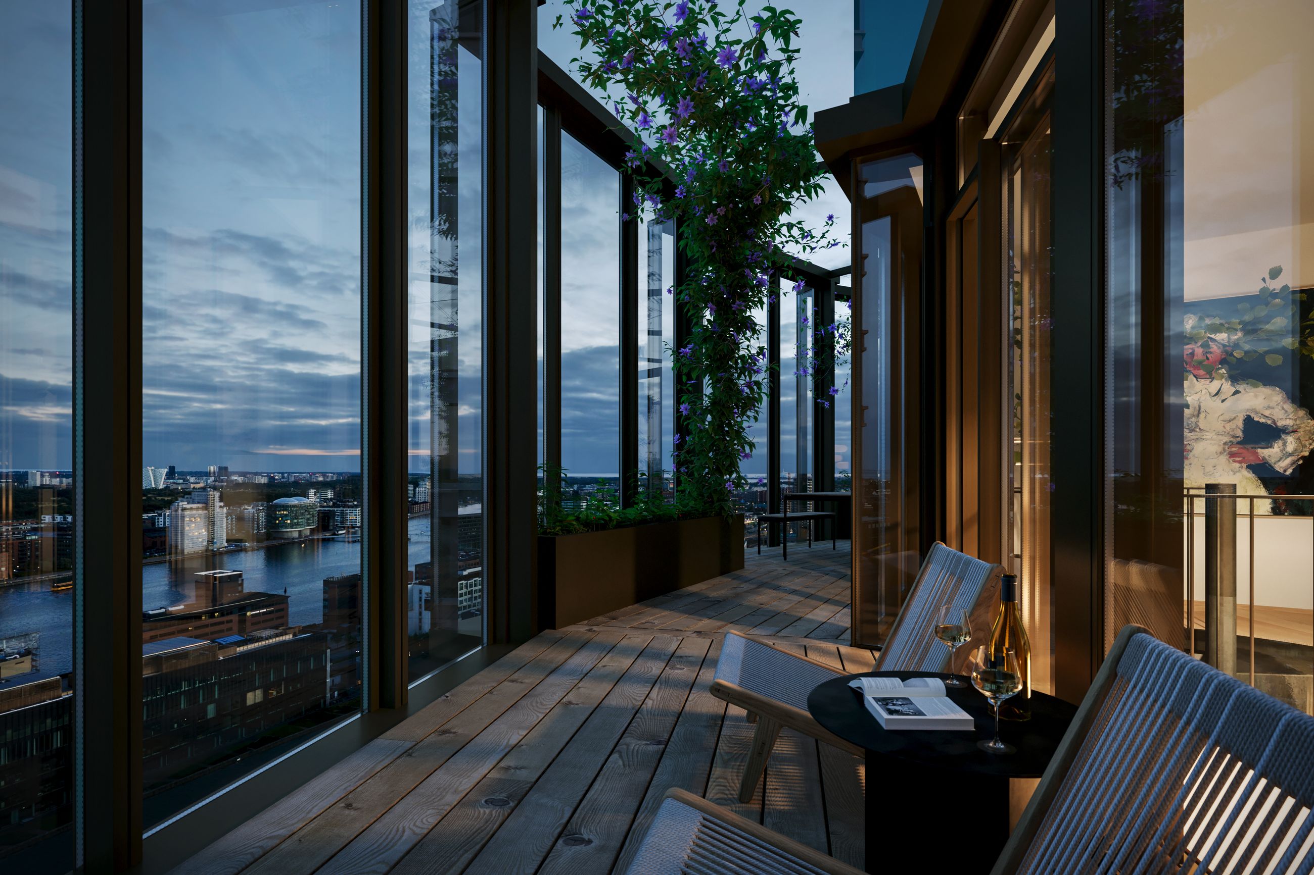 Posten 8, 22. tv, København V - 70075_Postbyen_Penthouse_INT_TypeM_014_Tagterrasse_Aften.jpg