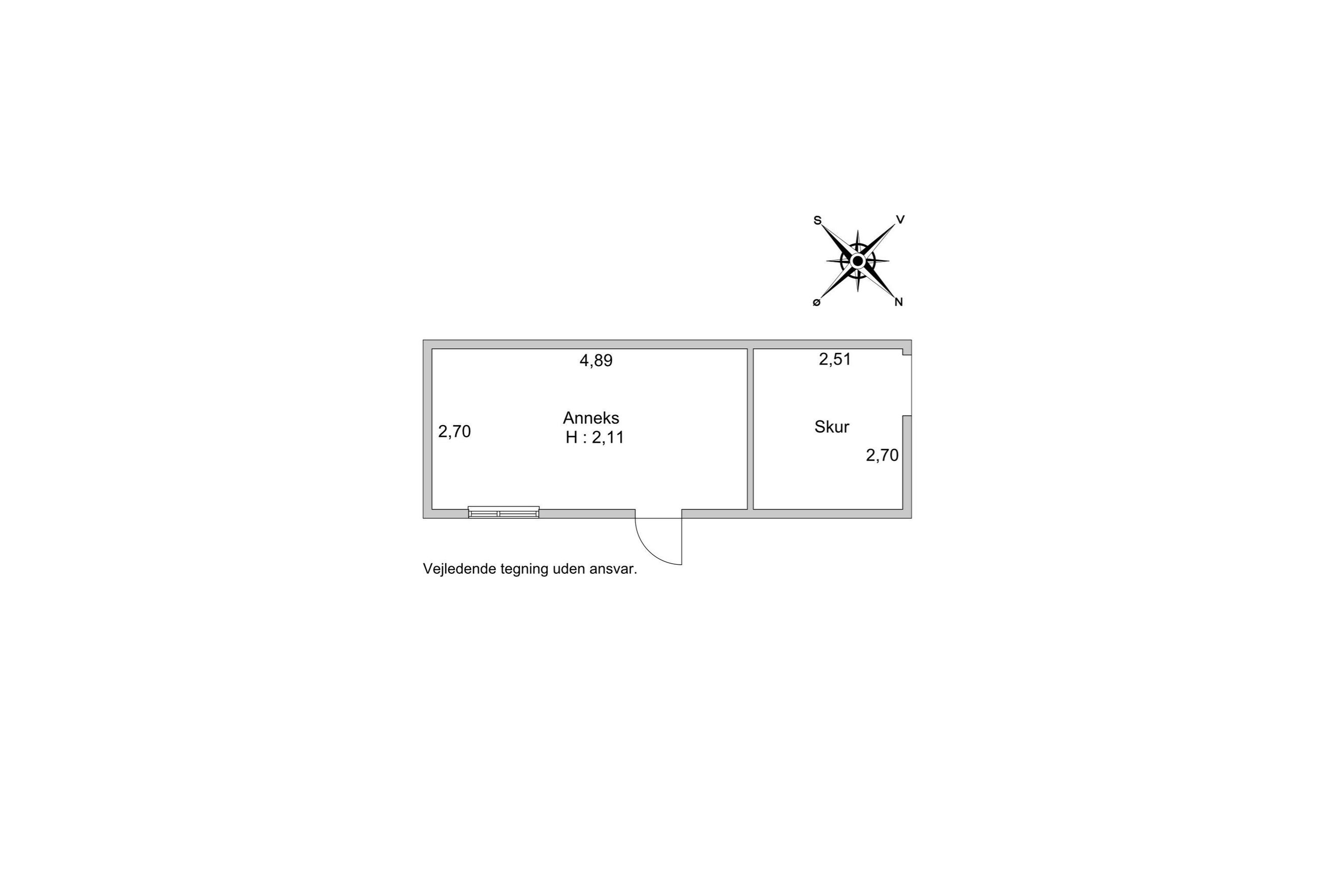 Skovåsen 23, Rødkilde, Gilleleje - Plantegning