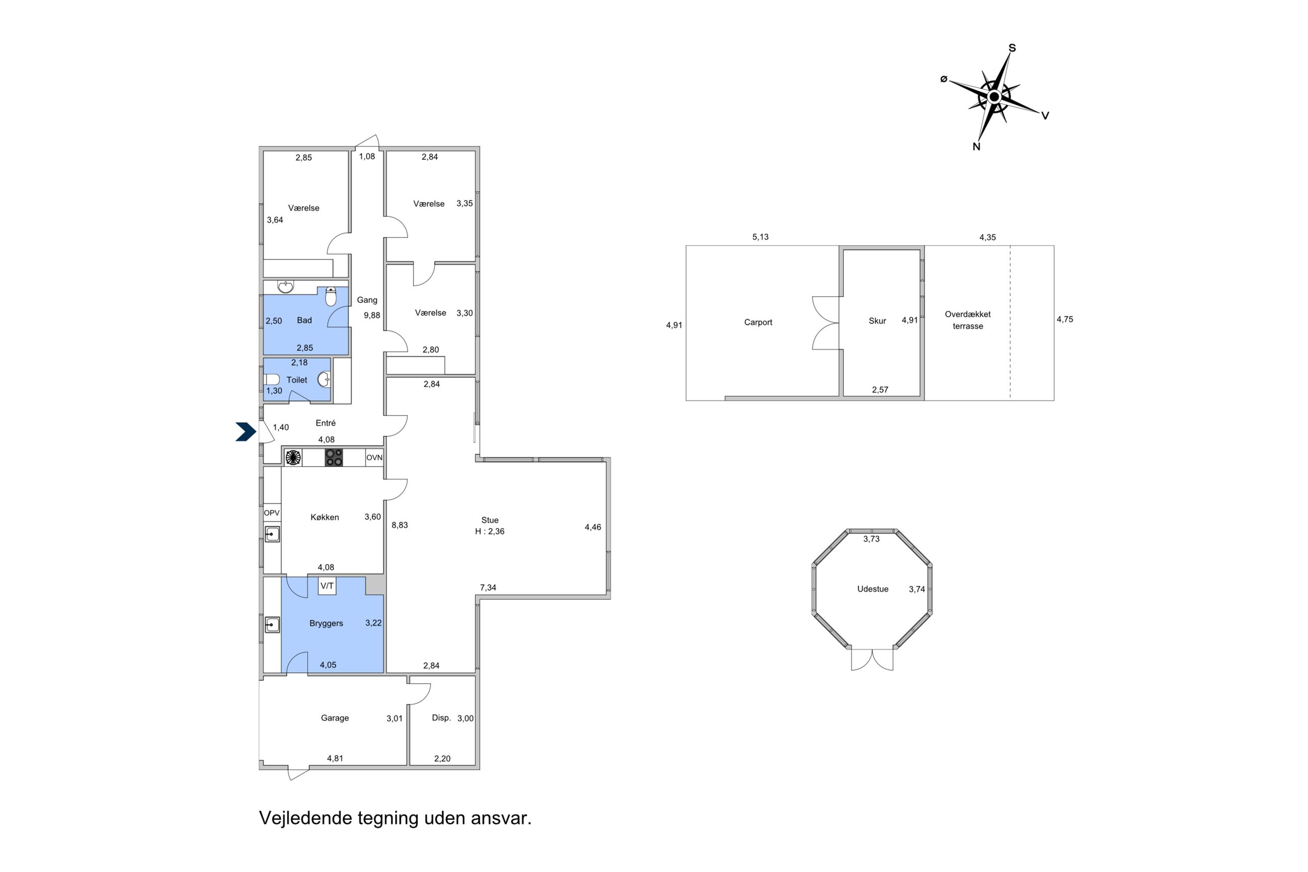 Stenhusvej 33, Holbæk - Plantegning