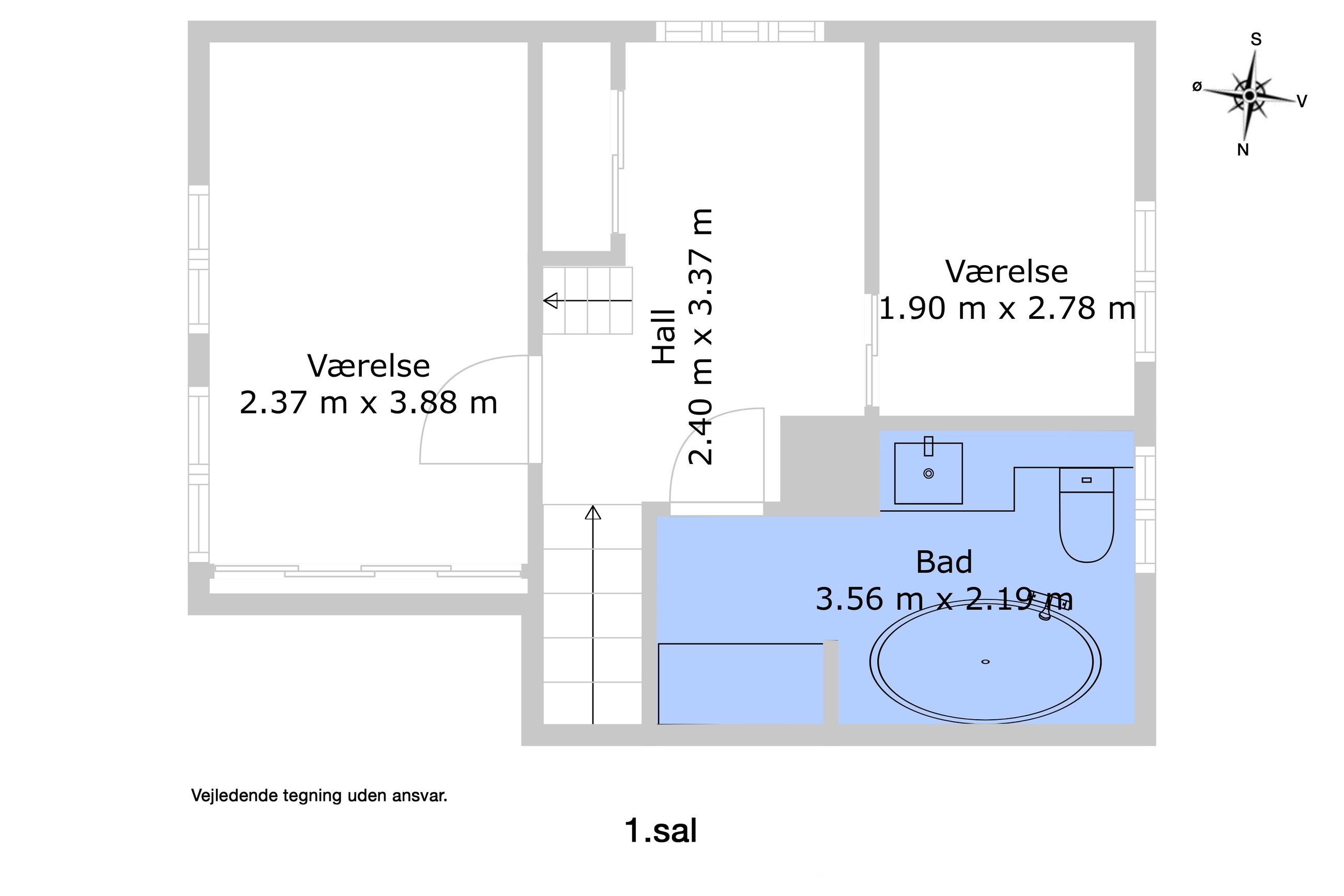Nyvej 148, Frederiksværk - Plantegning