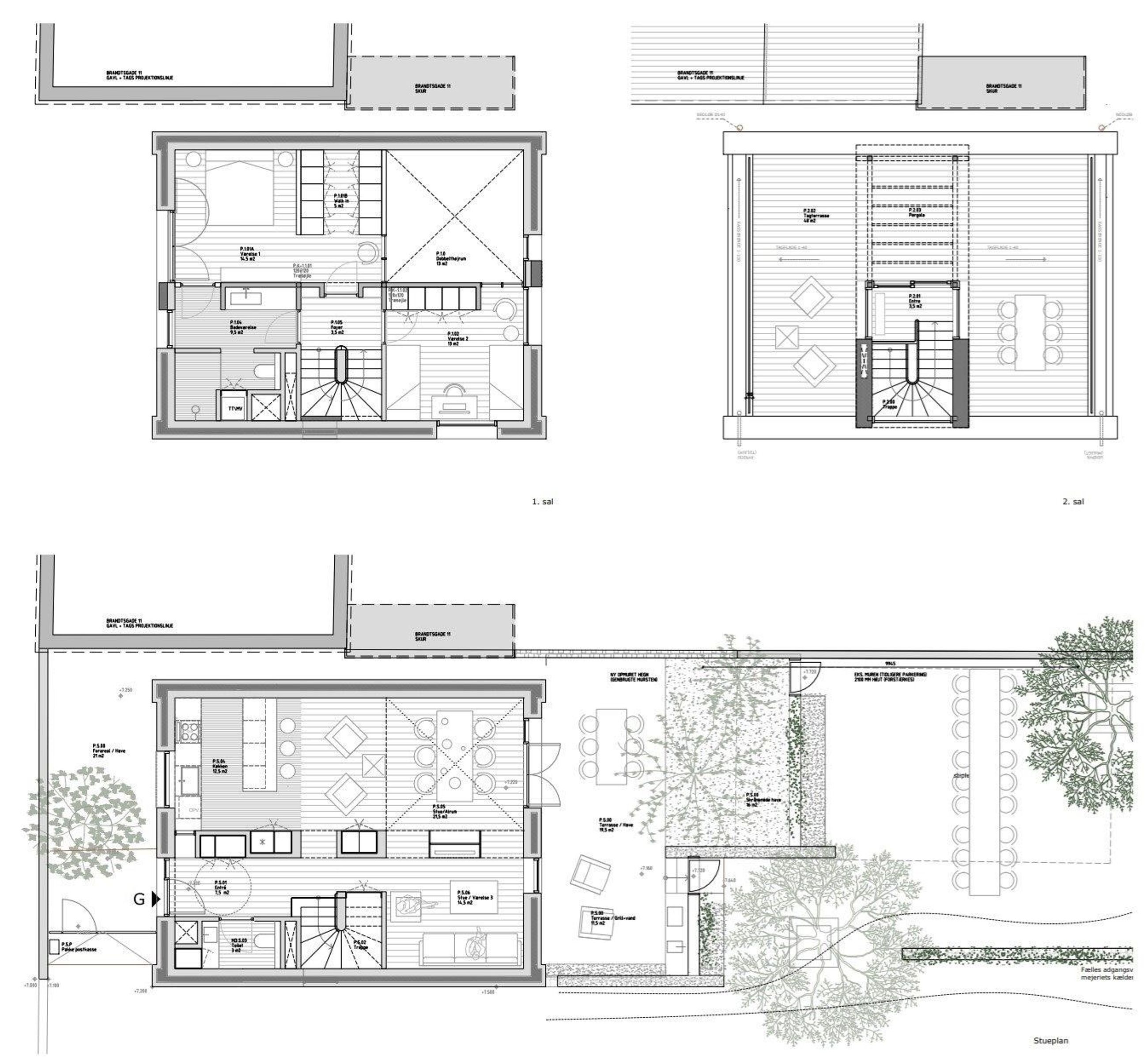 Brandtsgade 13, Næstved - Plantegning