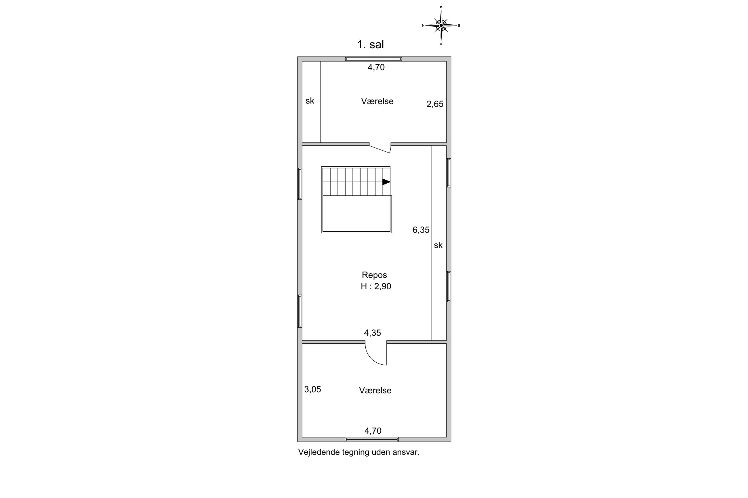 Virumgade 51, Virum - Plantegning