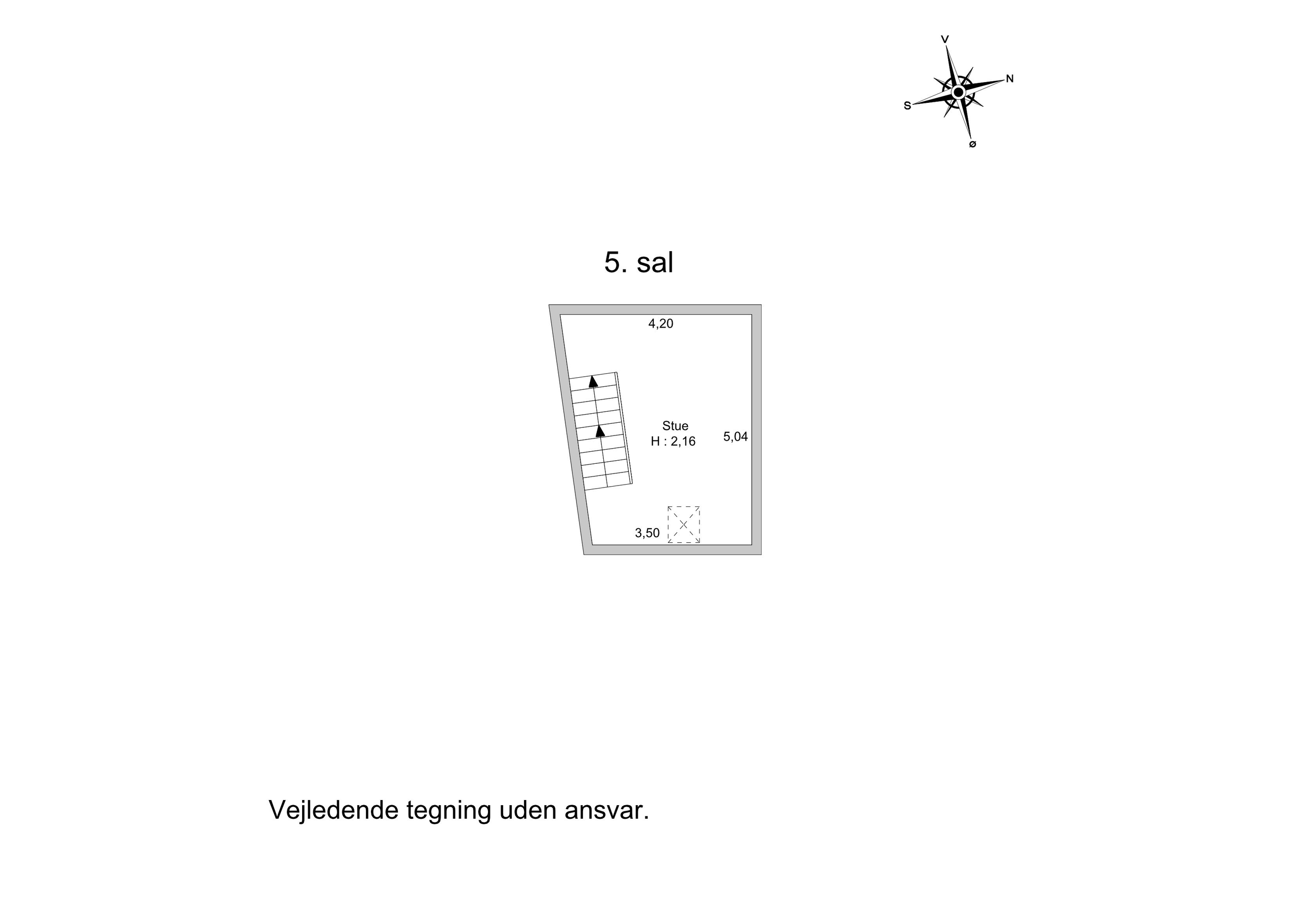 Store Kongensgade 23, 4, København K - Plantegning
