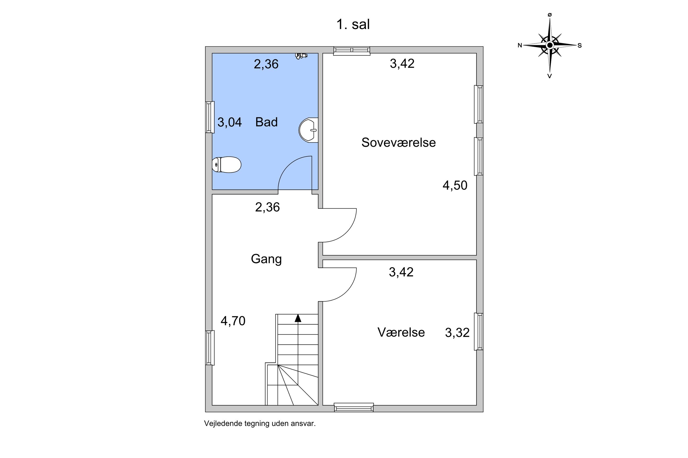 Margrethelund 7, Ledøje, Smørum - Plantegning