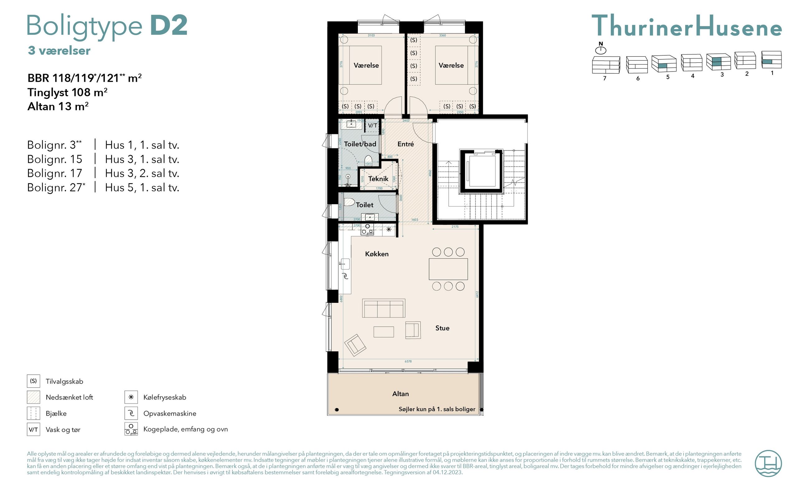 Gambøtvej 33, 2. tv, Thurø, Svendborg - Plantegning