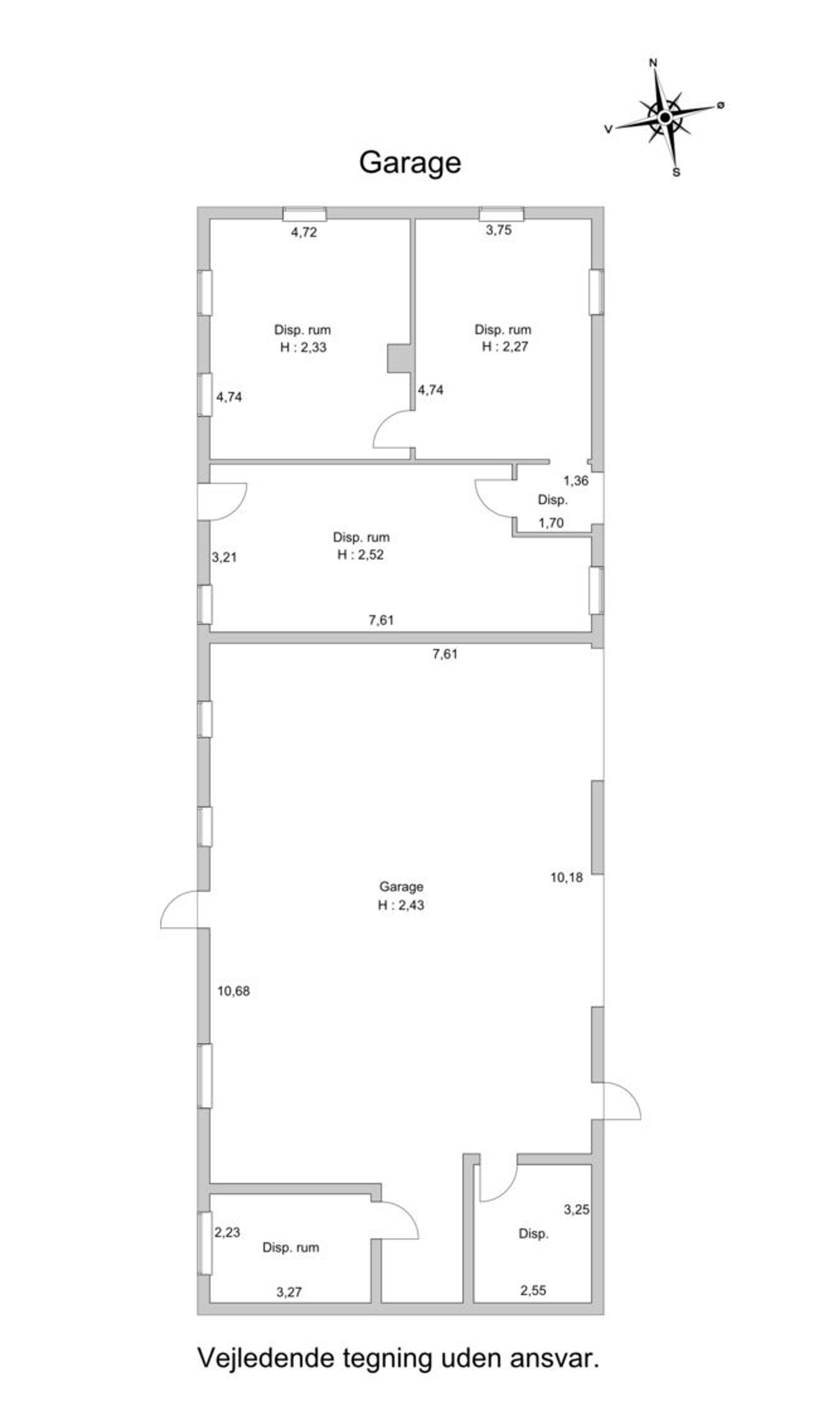 Margrethehåbsvej 117, Svogerslev, Roskilde - Plantegning