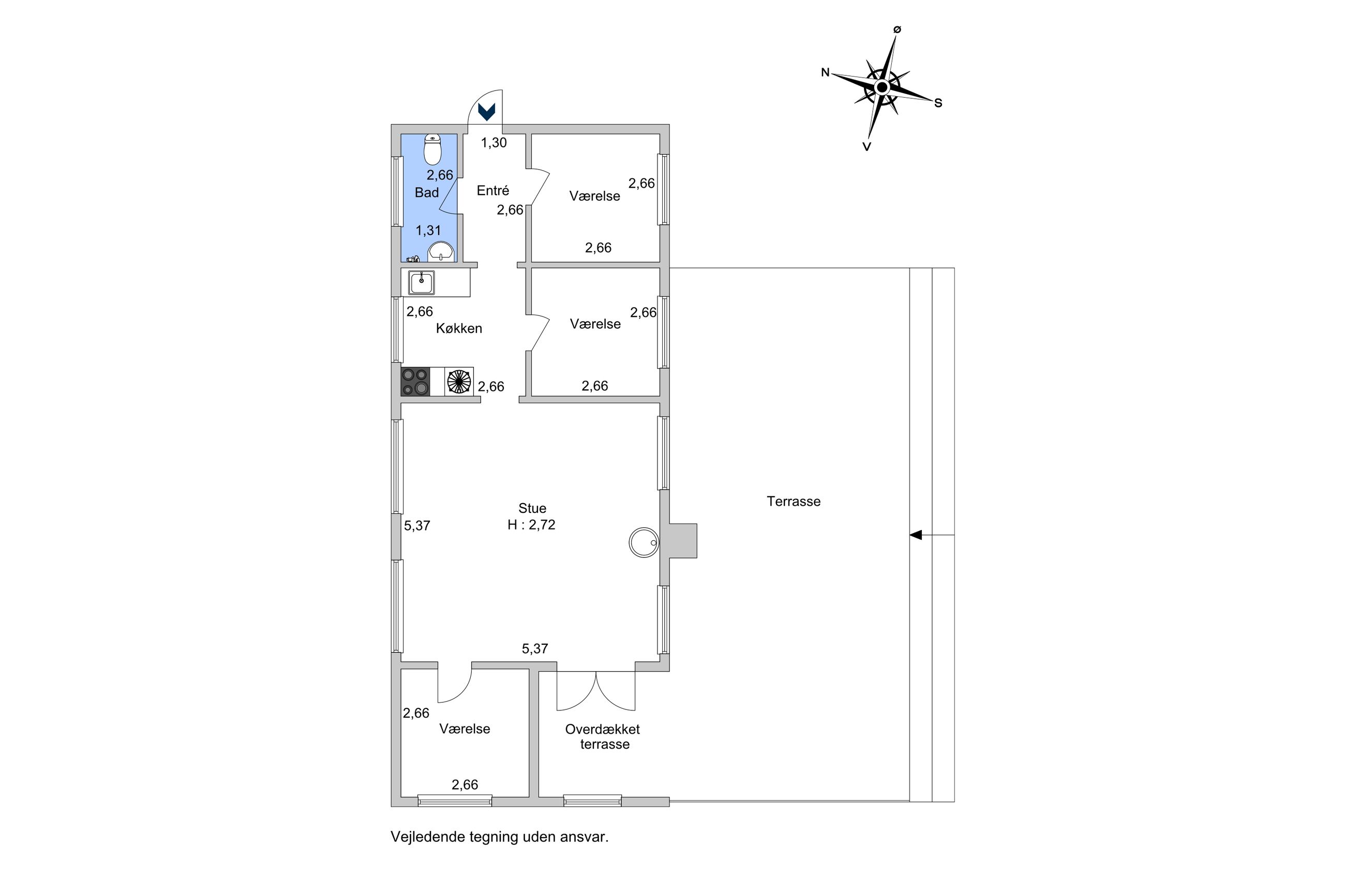 Lysholmparken 43, Gudmindrup Lyng, Højby - Plantegning