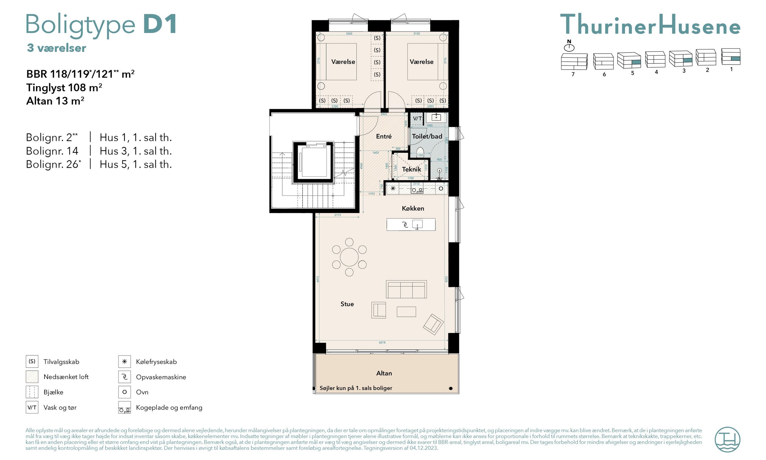 Gambøtvej 33, 1. th, Thurø, Svendborg - Plantegning