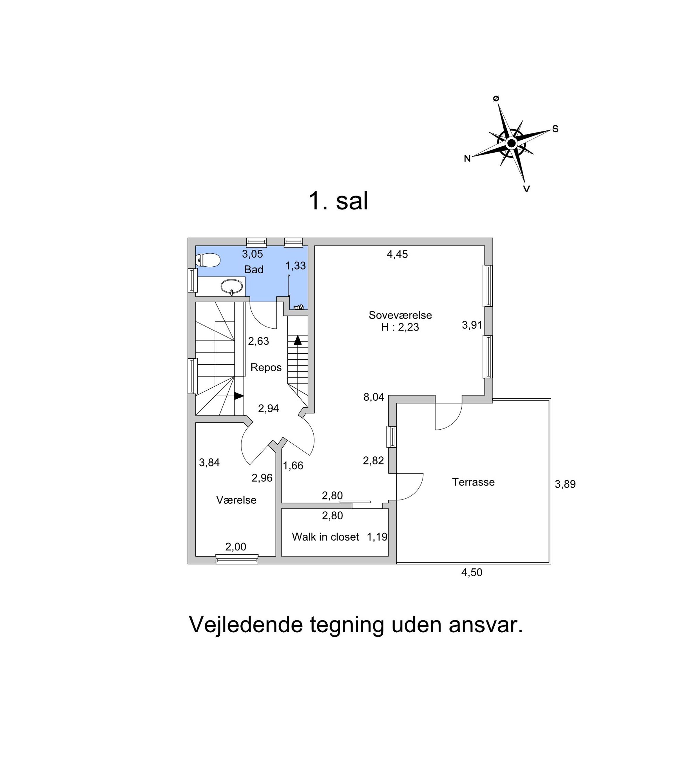Drejerskovvej 29, Vordingborg - Plantegning