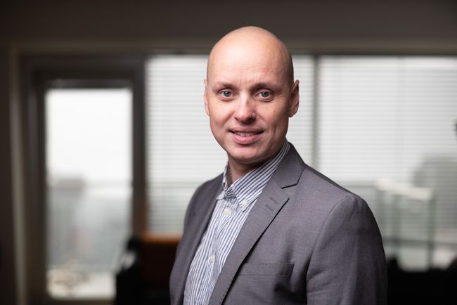 Moderne kontormøde med team